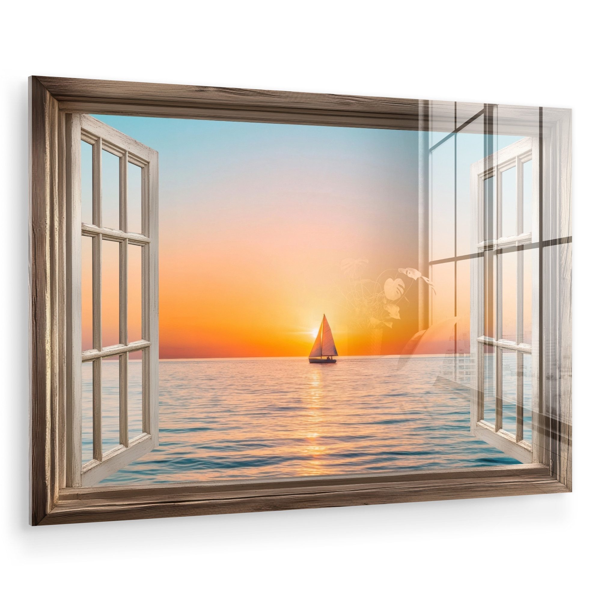 MuchoWow Acrylglasbild Transparenter Blick - Meer günstig online kaufen