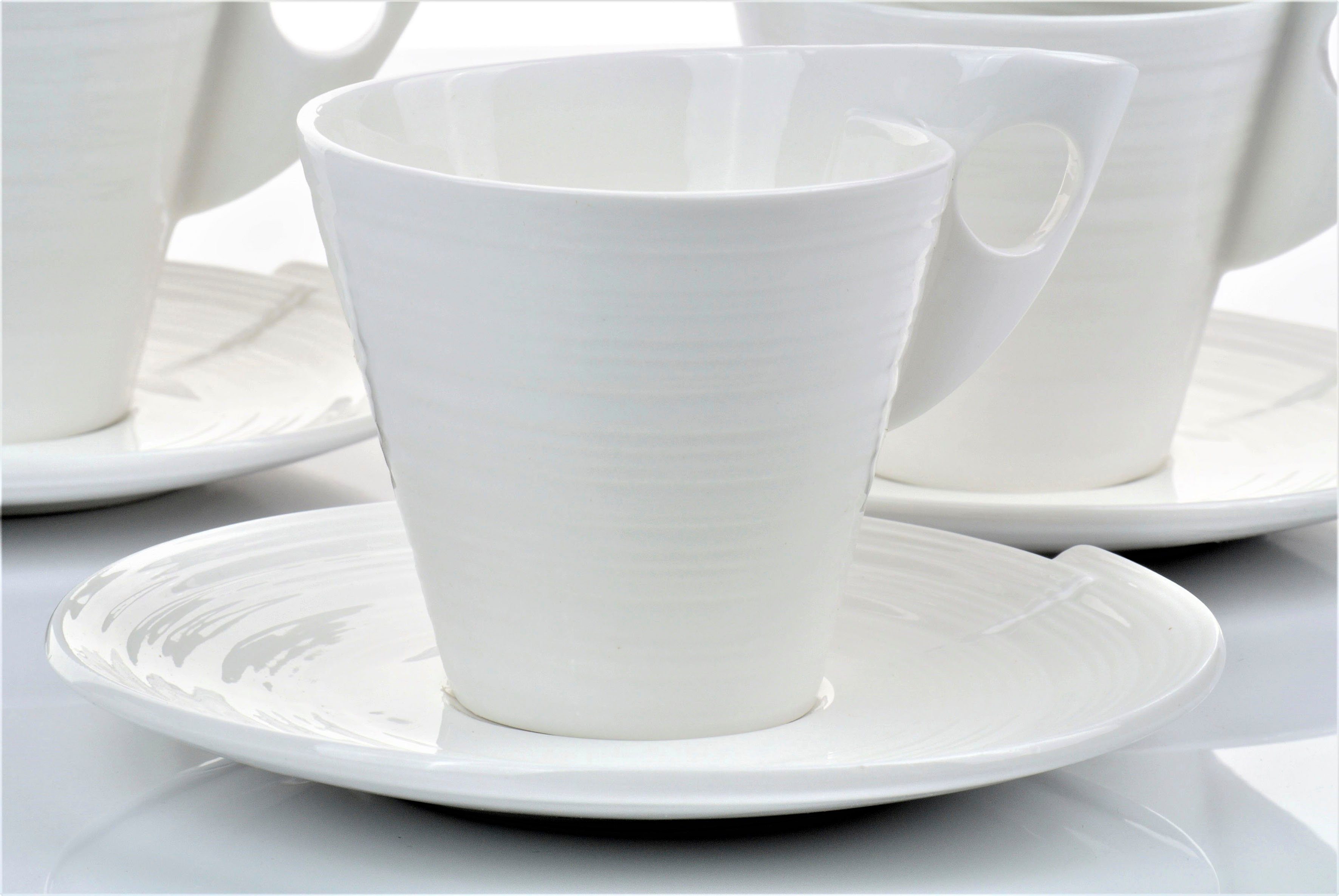 Retsch Arzberg Kaffeeservice Geschirr-Set, für Service 6 (18-tlg), Porzellan, Germany, Personen Julie Made Teile, 6 in Personen, 18