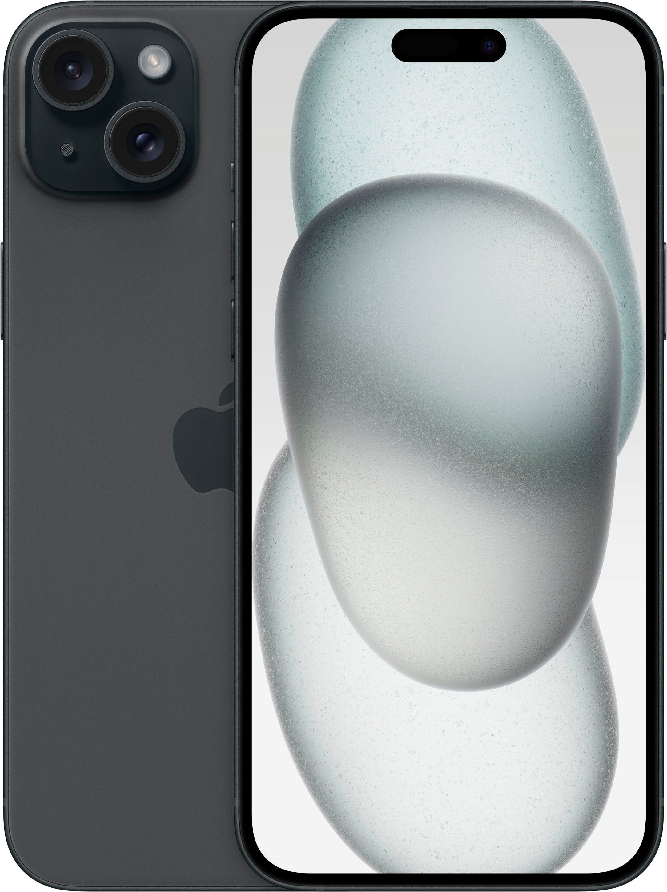 Apple iPhone 15 Plus Smartphone (17 cm/6,7 Zoll, 128 GB Speicherplatz, 48 MP Kamera)