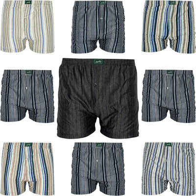 TEXEMP Boxershorts »10er Pack Herren Boxershorts Microfaser Retroshorts Unterhose Unterwäsche Trunks Boxer Shorts Underwear M-3XL« (Packung, 10er-Pack)