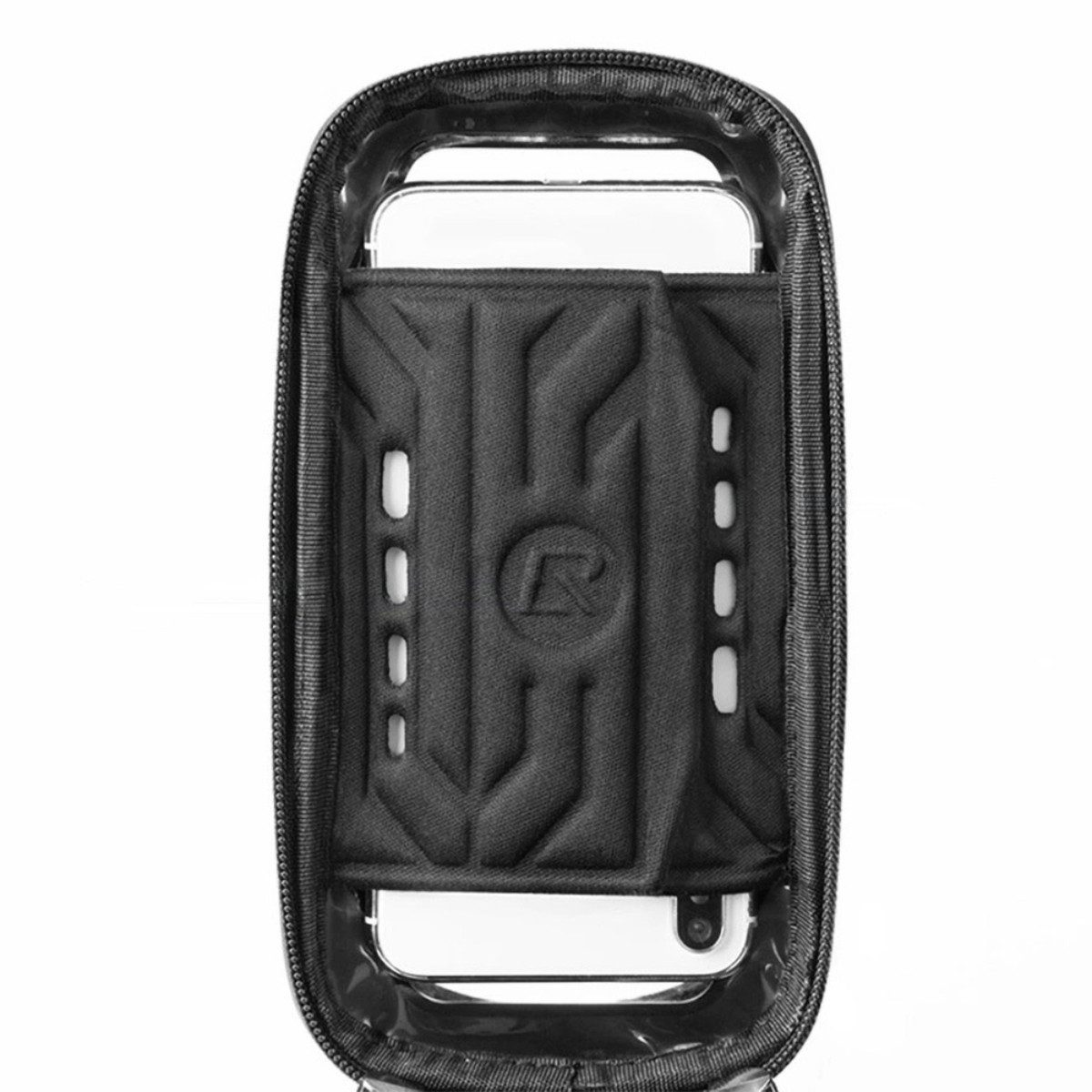 ROCKBROS Fahrradtasche B68 (Einzelprodukt, Mit Regenabdeckung), Wasserdichte Rahmentasche mit Handyfach
