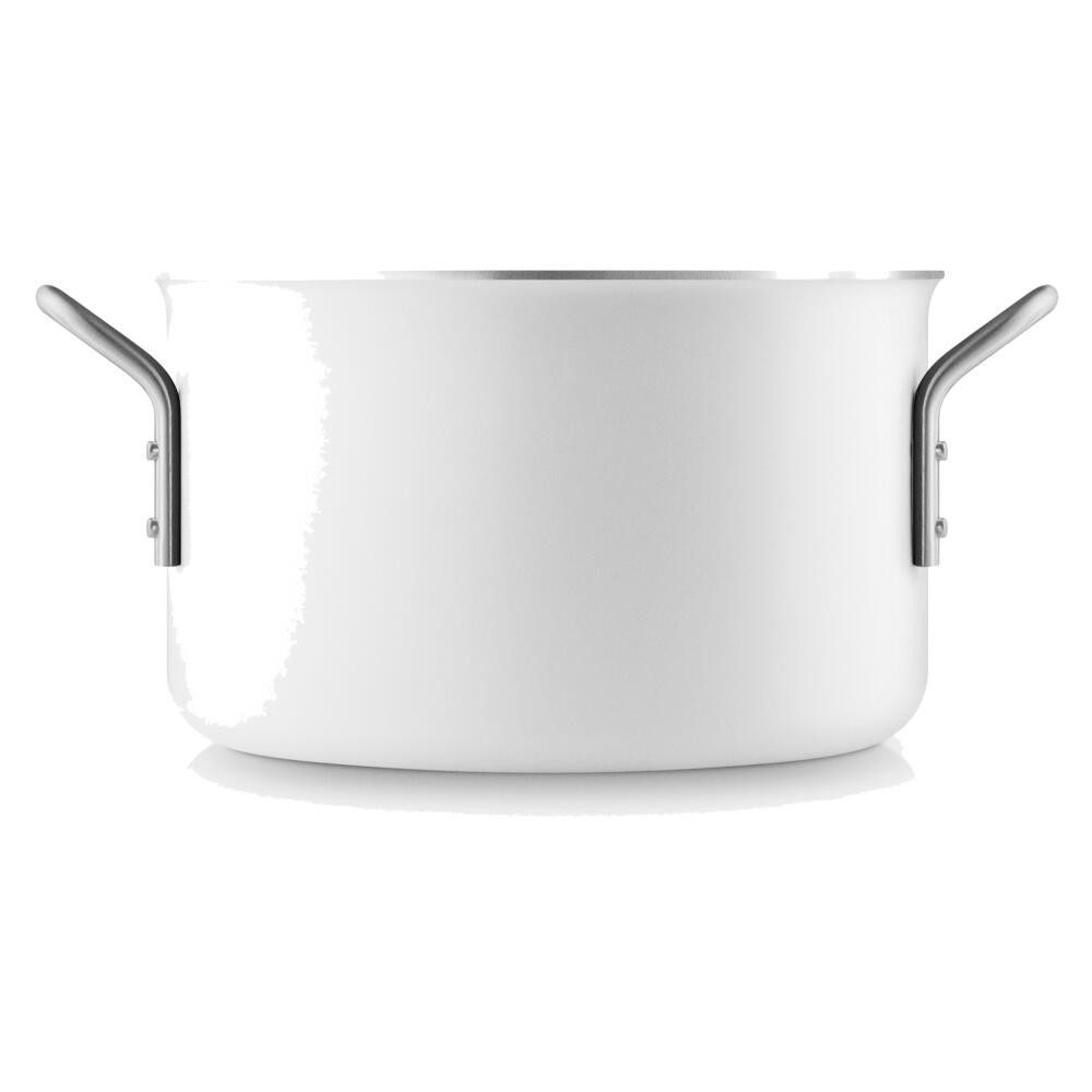 Eva Solo Kochtopf White Line 20 cm 3.8 L, Aluminium, Edelstahl