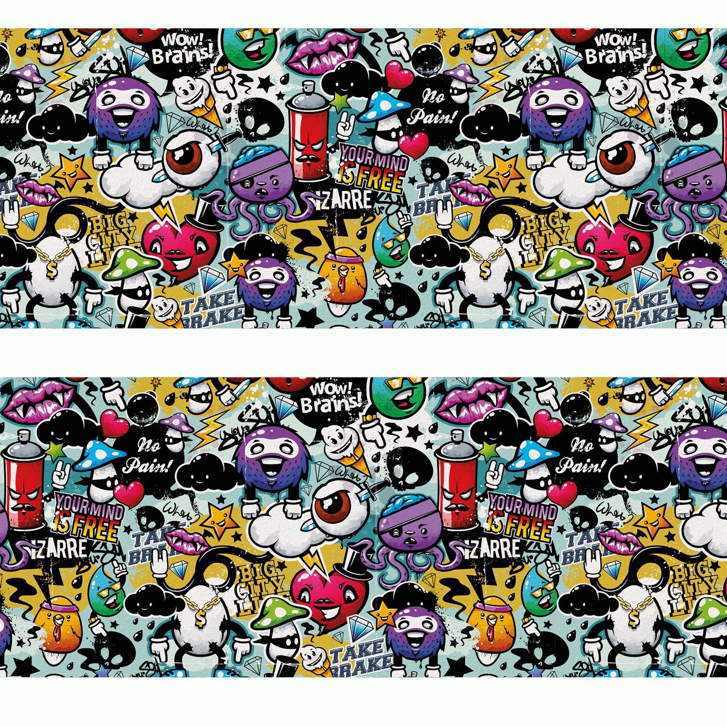 Sunnywall Bordüre Graffiti (Bordüre - 400 günstig online kaufen
