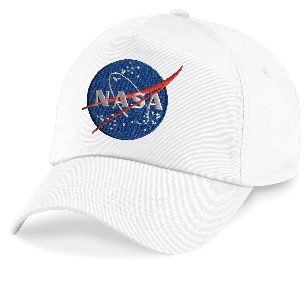 Blondie & Brownie Baseball Cap Space Kinder Astronuat Mars X Weiss Apollo Patch One Mond Nasa Stick Size