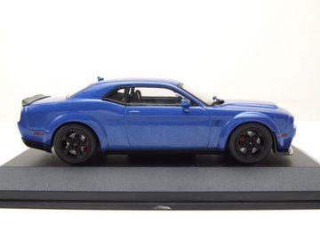 Solido Modellauto Dodge Challenger SRT Demon 2018 blau metallic Modellauto 1:43 Solido, Maßstab 1:43