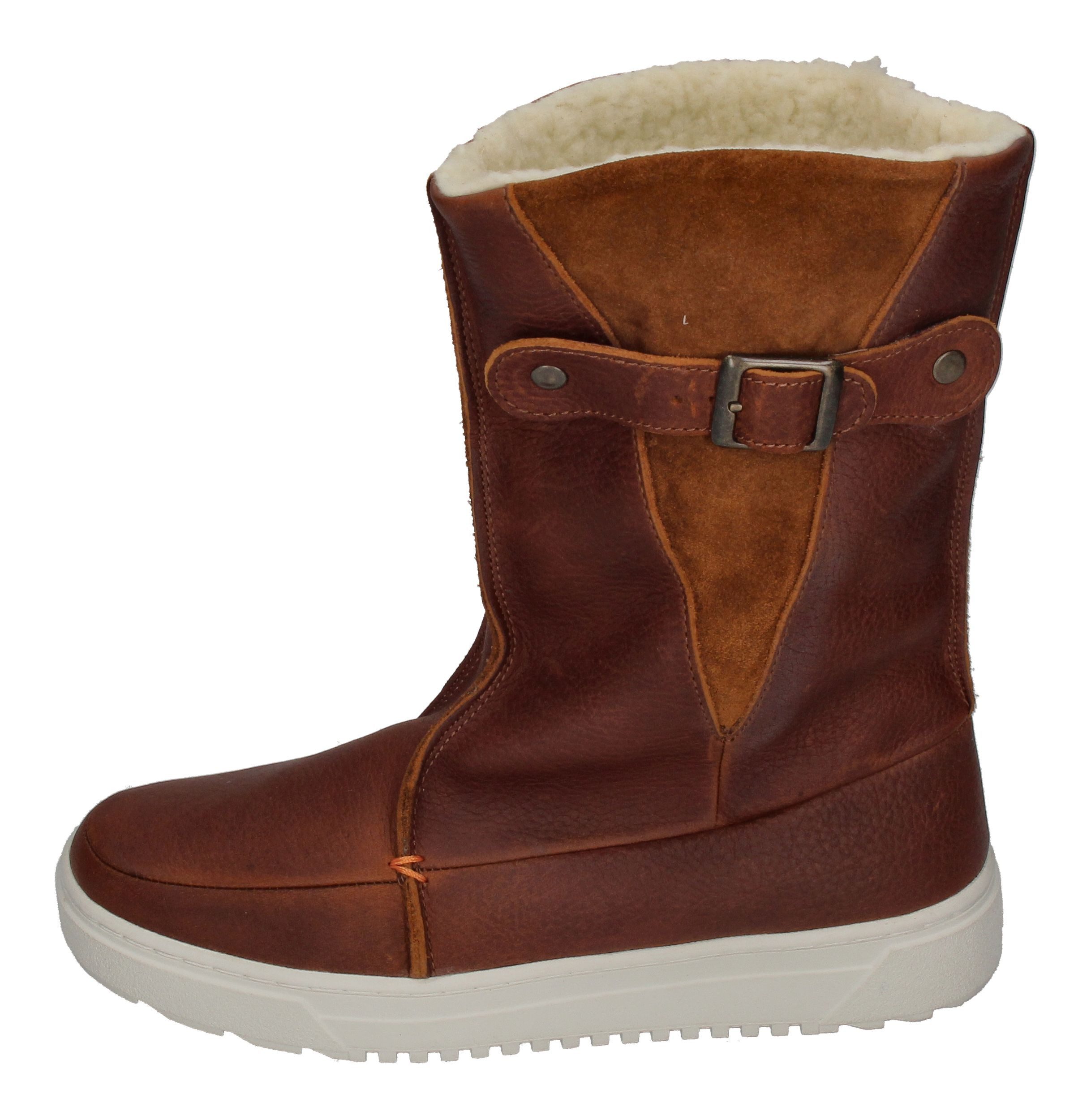 HUB Snow 3.0 Stiefelette Cognac Offwhite