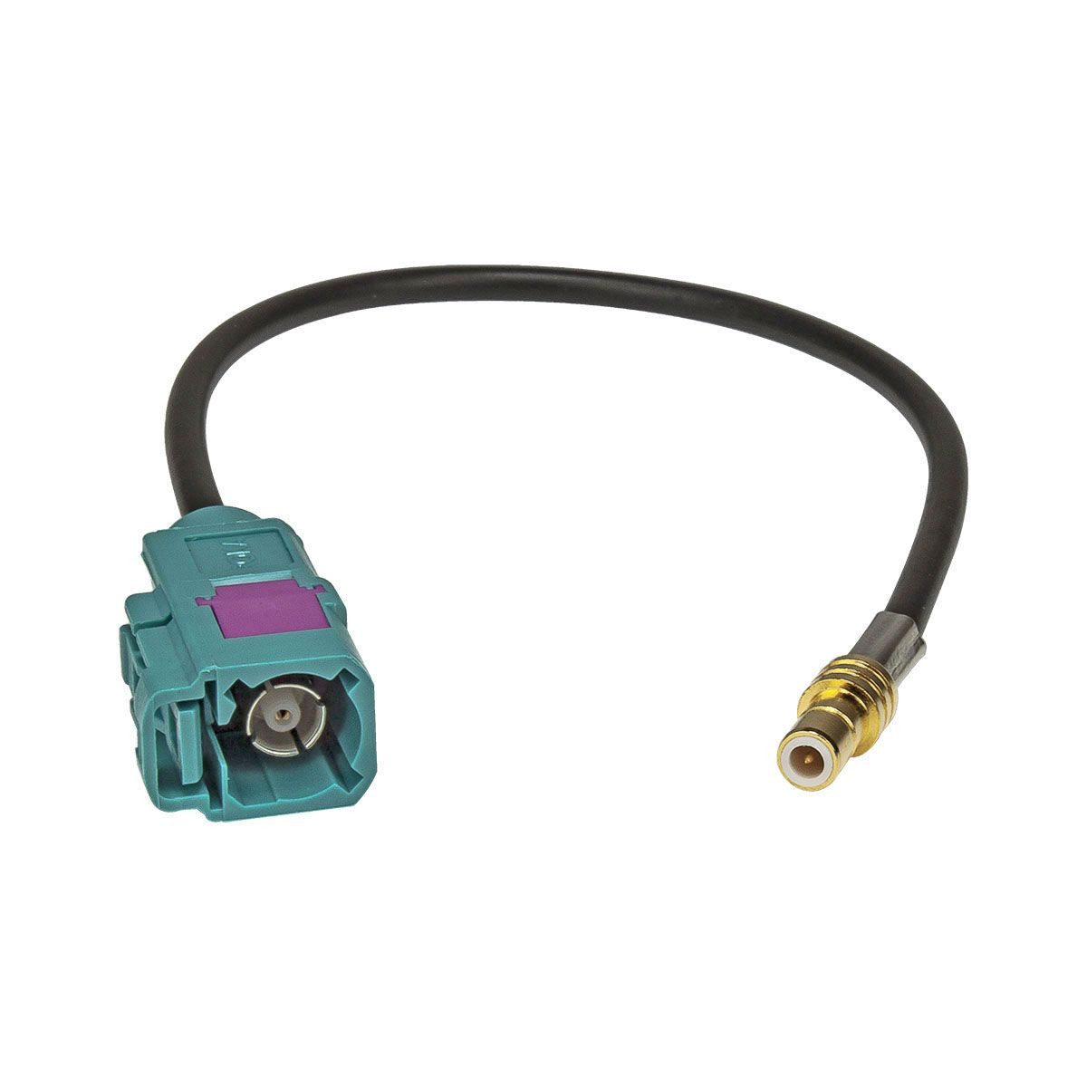 tomzz Audio Fakra (F) Antennenadapter Kupplung auf SMB (M) Stecker GPS Navi DAB+ KFZ-Adapter