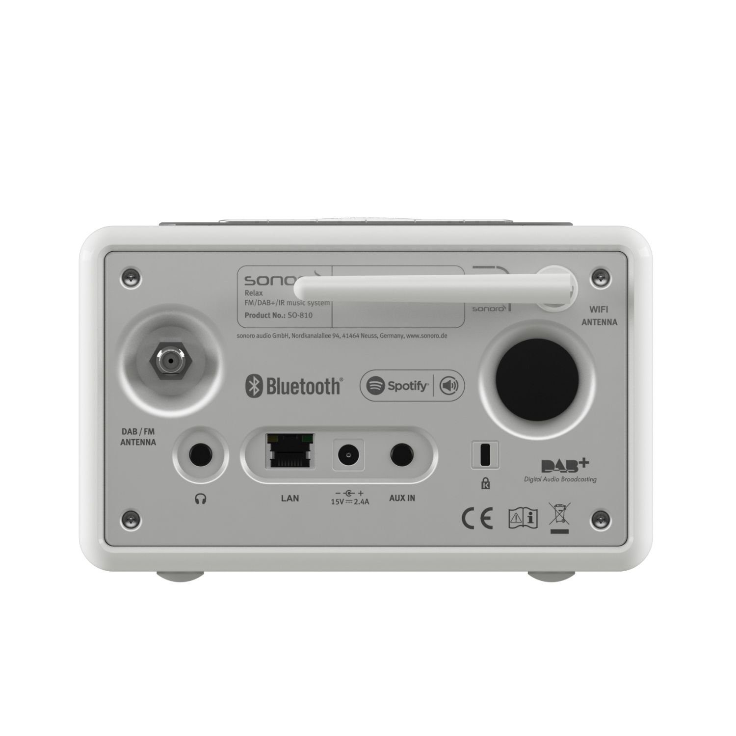 Sonoro Relax Weiß Internet-Radio (Digitalradio (DAB), FM-Tuner, Internetradio)