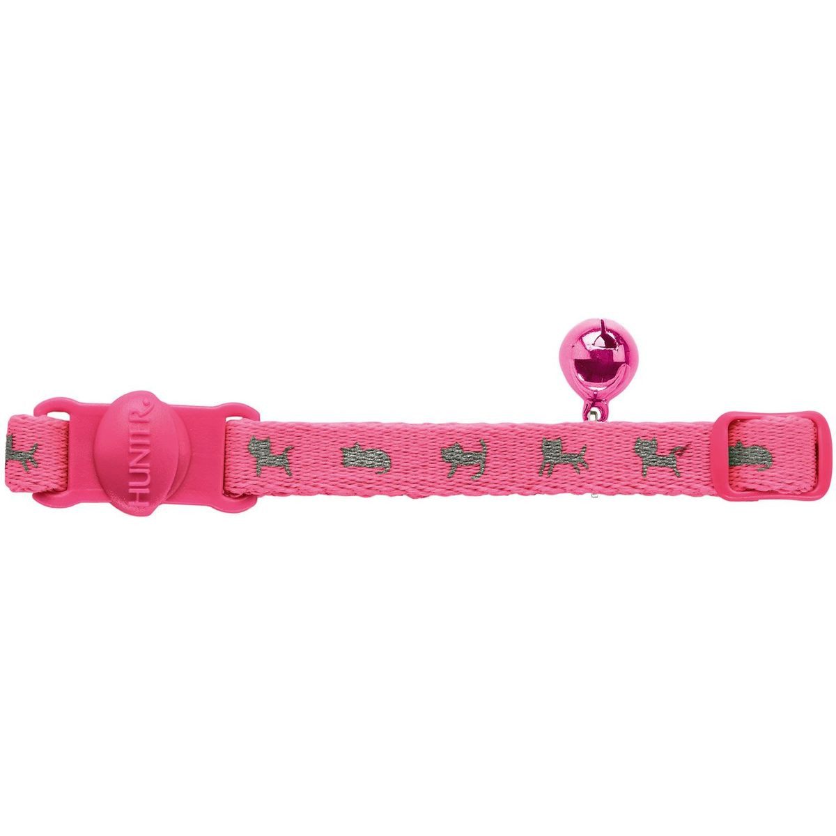 Hunter Katzen-Halsband Katzenhalsband Neon Nylon Sicherheitsverschluss