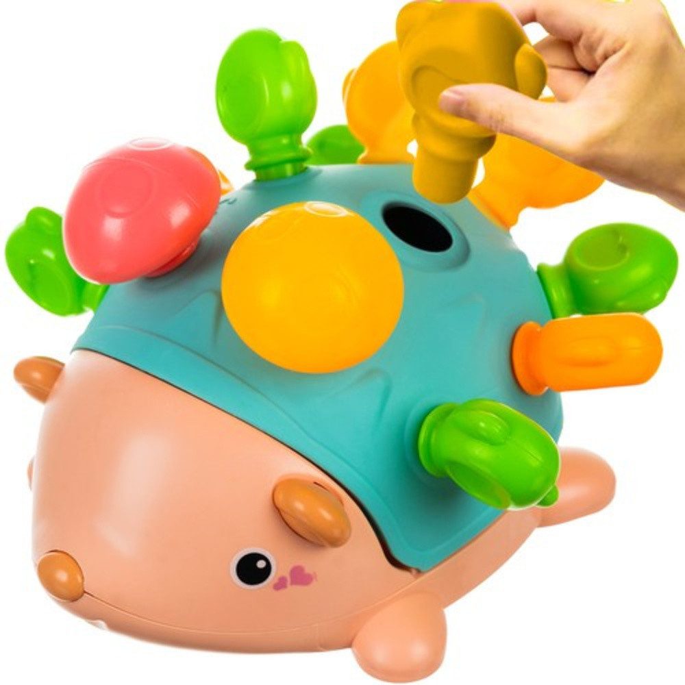KRUZZEL Lernspielzeug Igel Kinderpuzzle (Spar-Set, 13-St., kreativ interaktiv), unterstützt die Entwicklung der visuellen Wahrnehmung