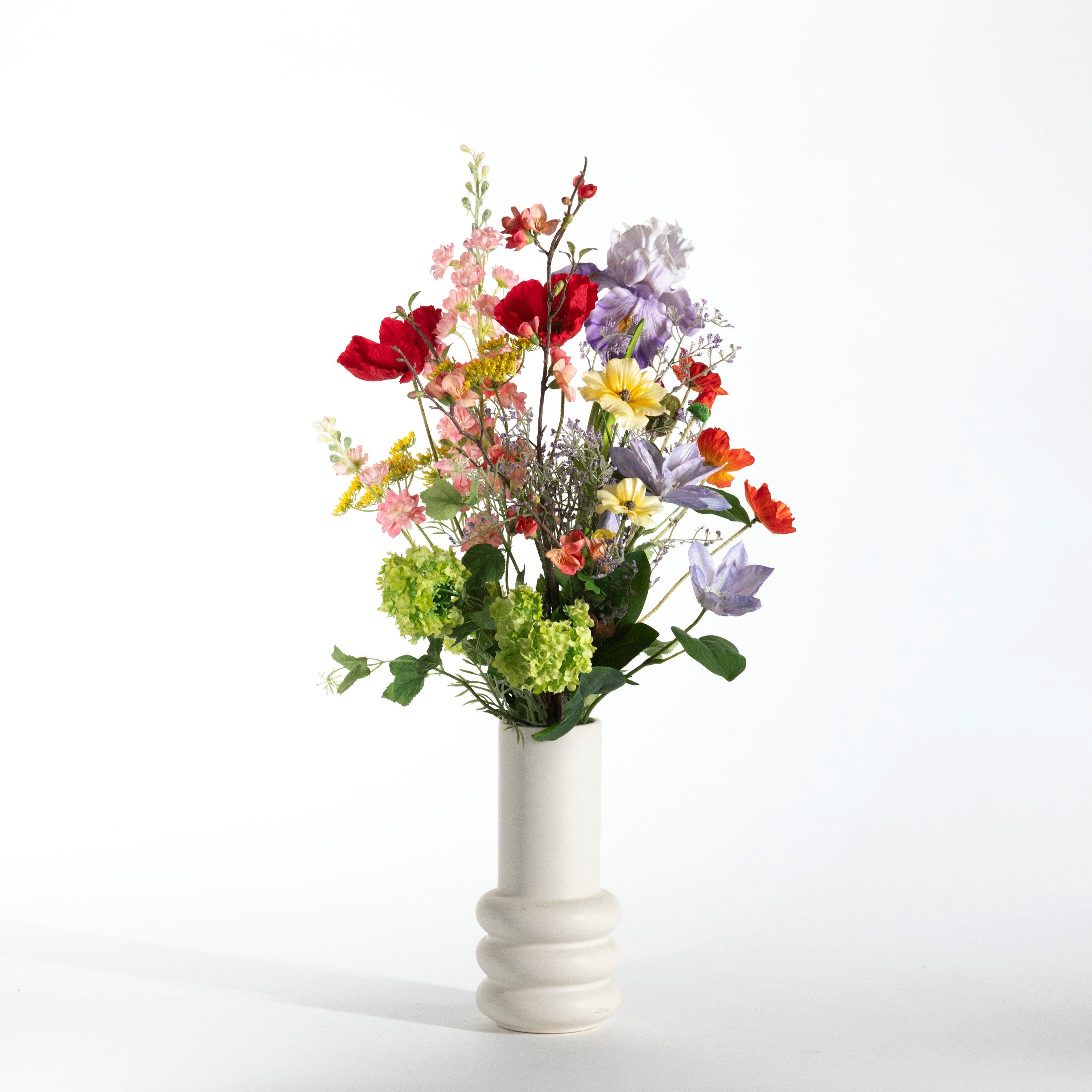 Kunstblume Künstlicher Blumenstrauß - Lanzarote, 75cm, aplanta