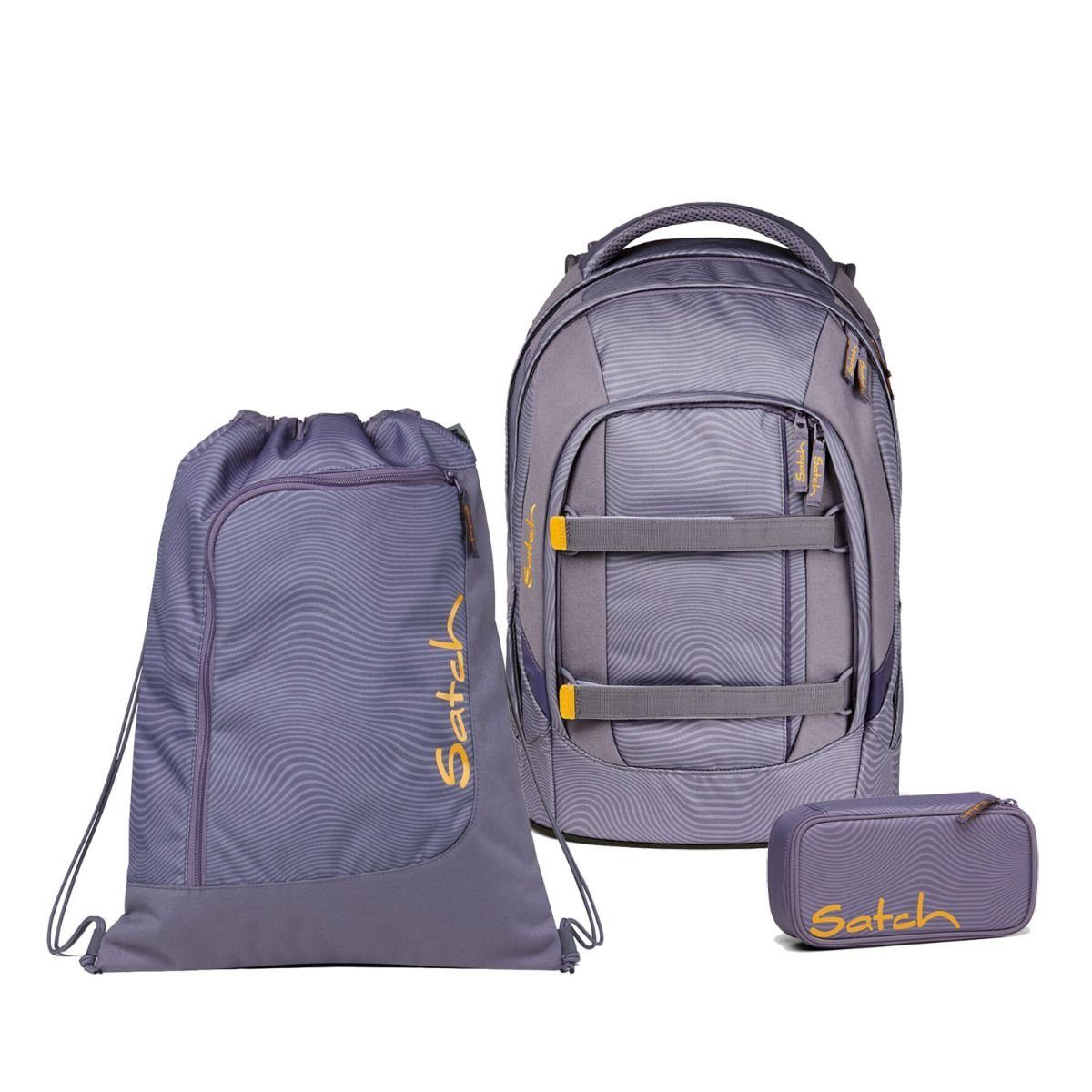 Satch Schulrucksack Pack (Set 3tlg., inkl. Schlamperbox und Sportbeutel)