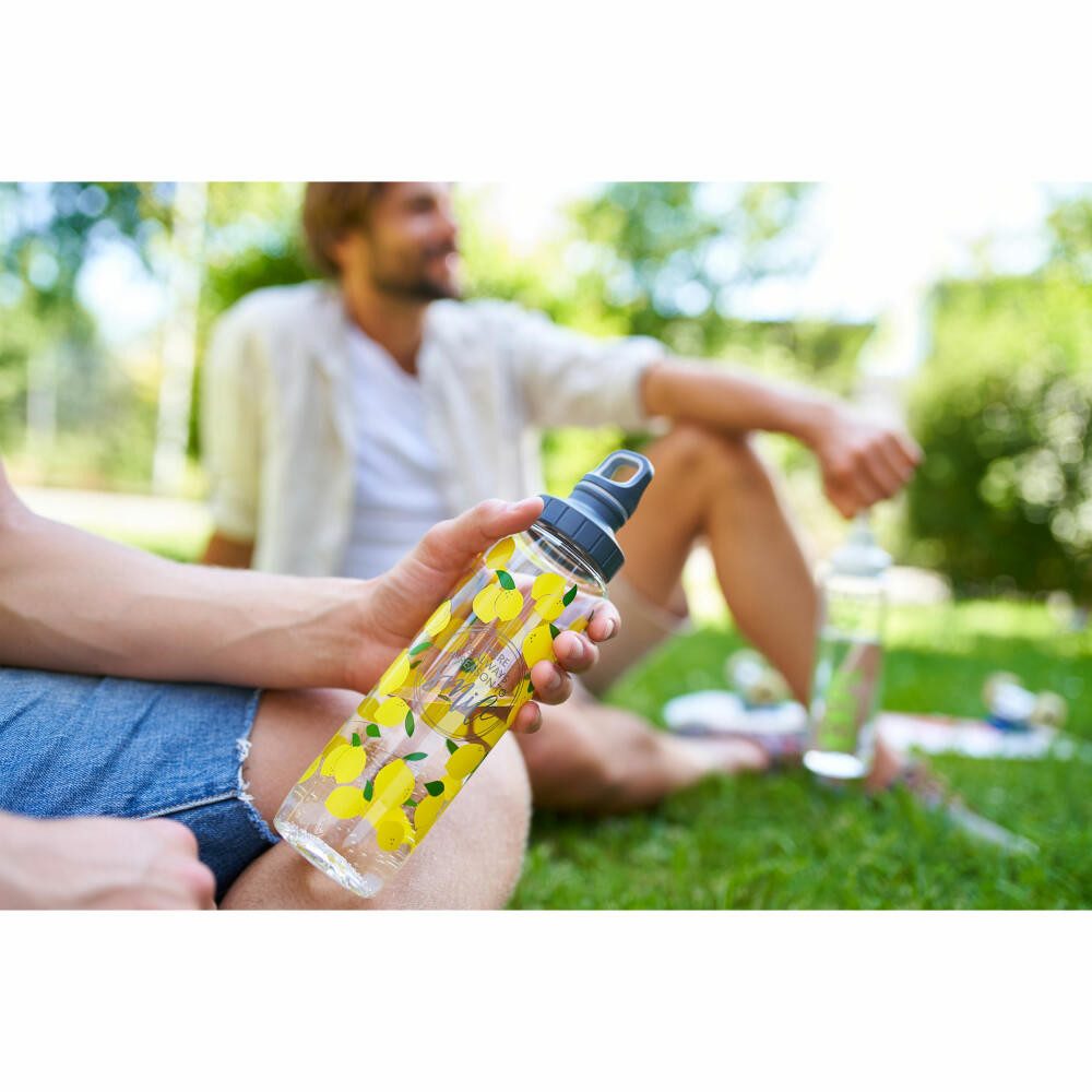 Emsa Trinkflasche Drink2Go TRITAN Smile Zitronen 0.7 L