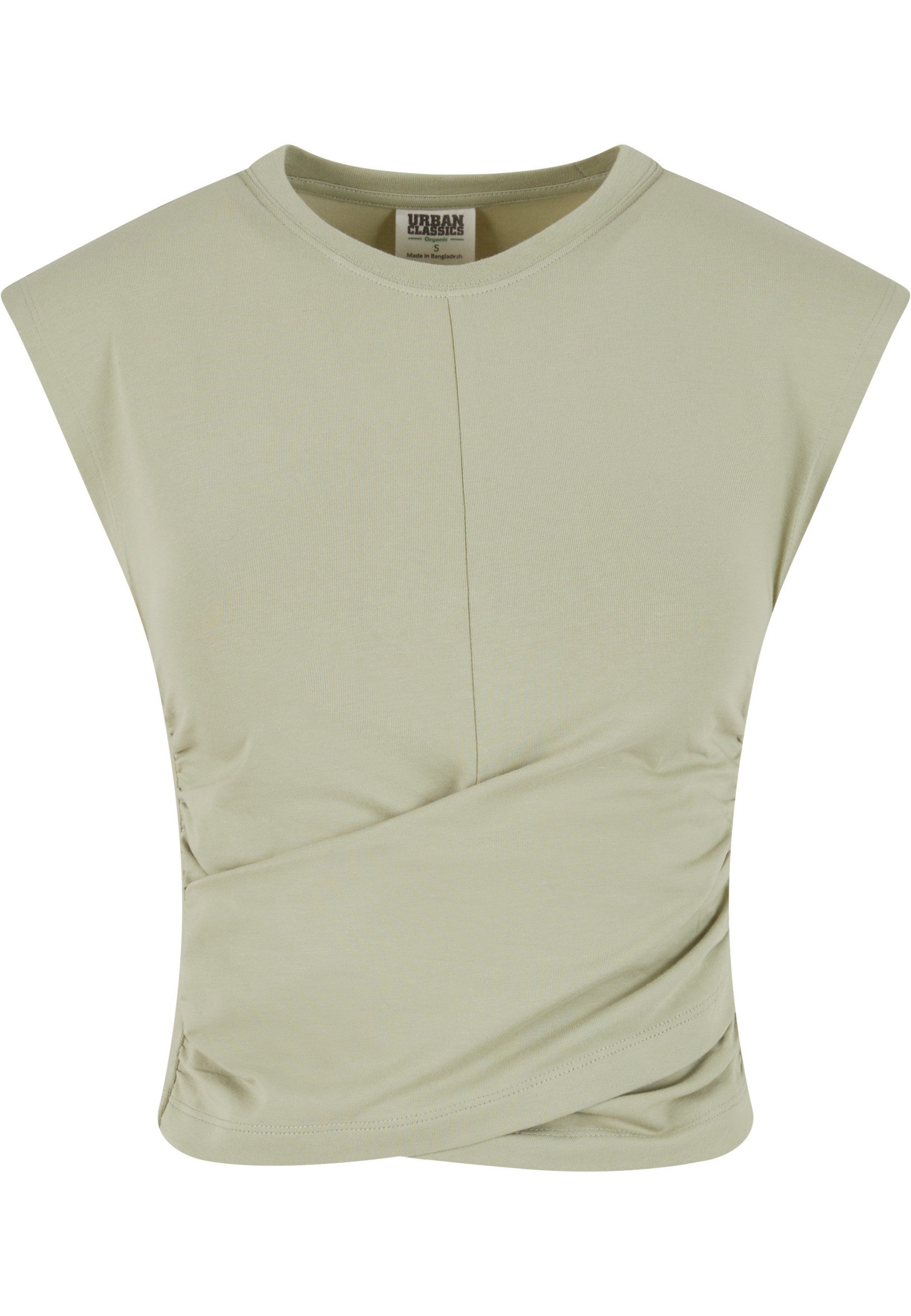 URBAN CLASSICS T-Shirt Urban Classics Ladies Cropped Wrapped Top (1-tlg)