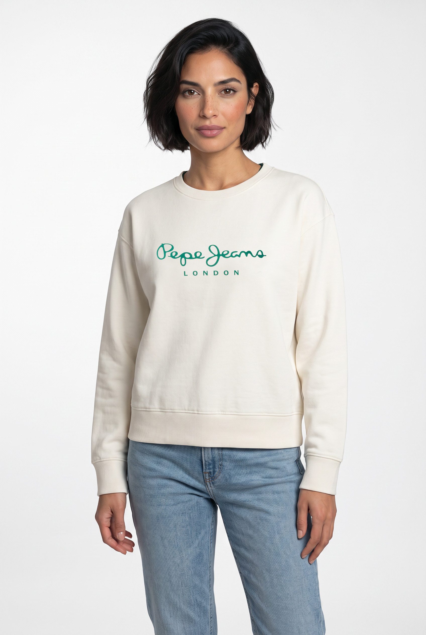 Pepe Jeans Sweatshirt BADDY mit Rundhals, Logodruck