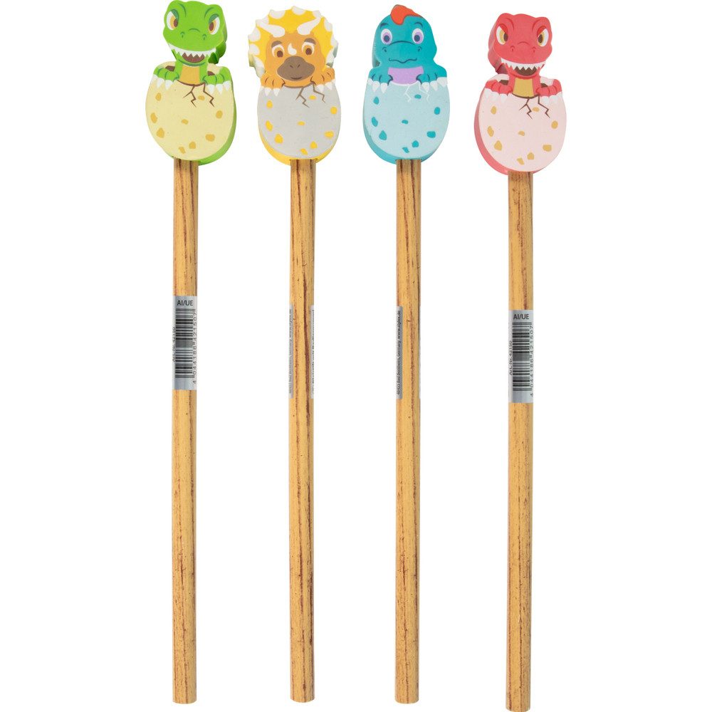 Stylex Bleistift Bleistift - Baby Dino - mit Radiergummi - 1 Stück, (1-tlg)