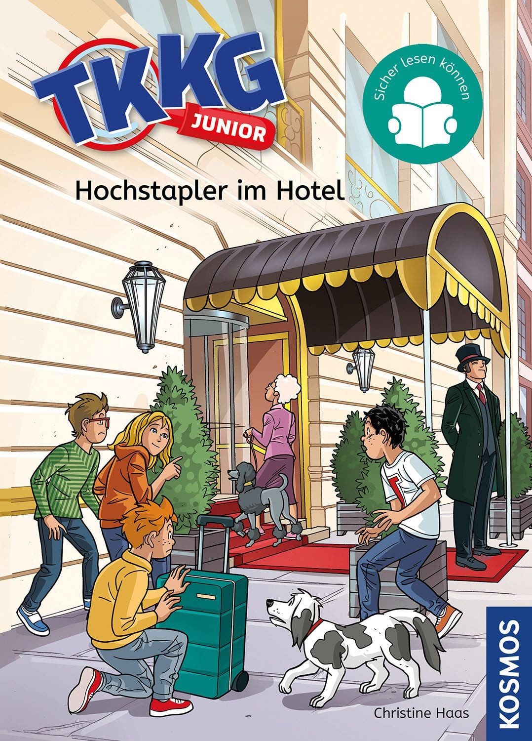 TKKG Junior, 1, Hochstapler im Hotel / Christine Haas, Sicher lesen können - Kinderbuch ab 7 Jahren - spannender Kinderkrimi mit TKKG