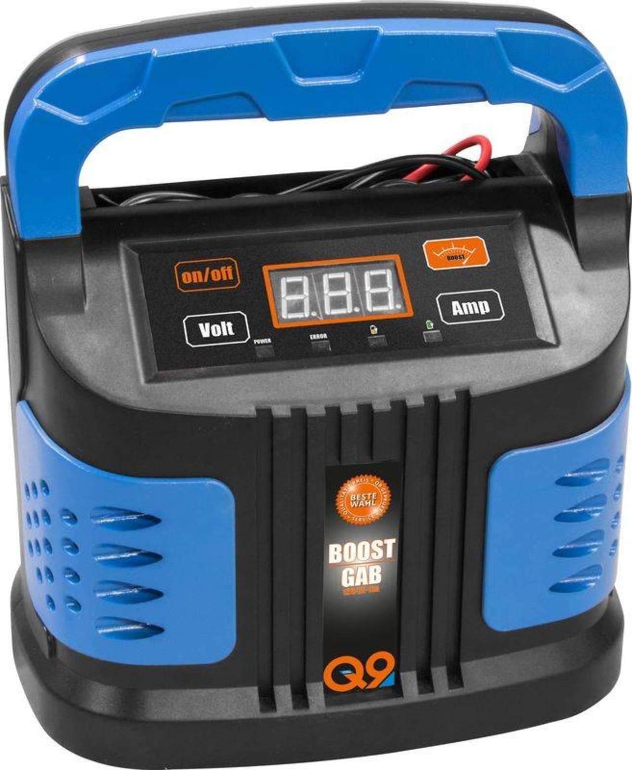 Güde 85142 Autobatterie-Ladegerät (Solo, für alle gängigen Batterietypen,  Pflege-Funktionen, automatische Ladeabschaltung)