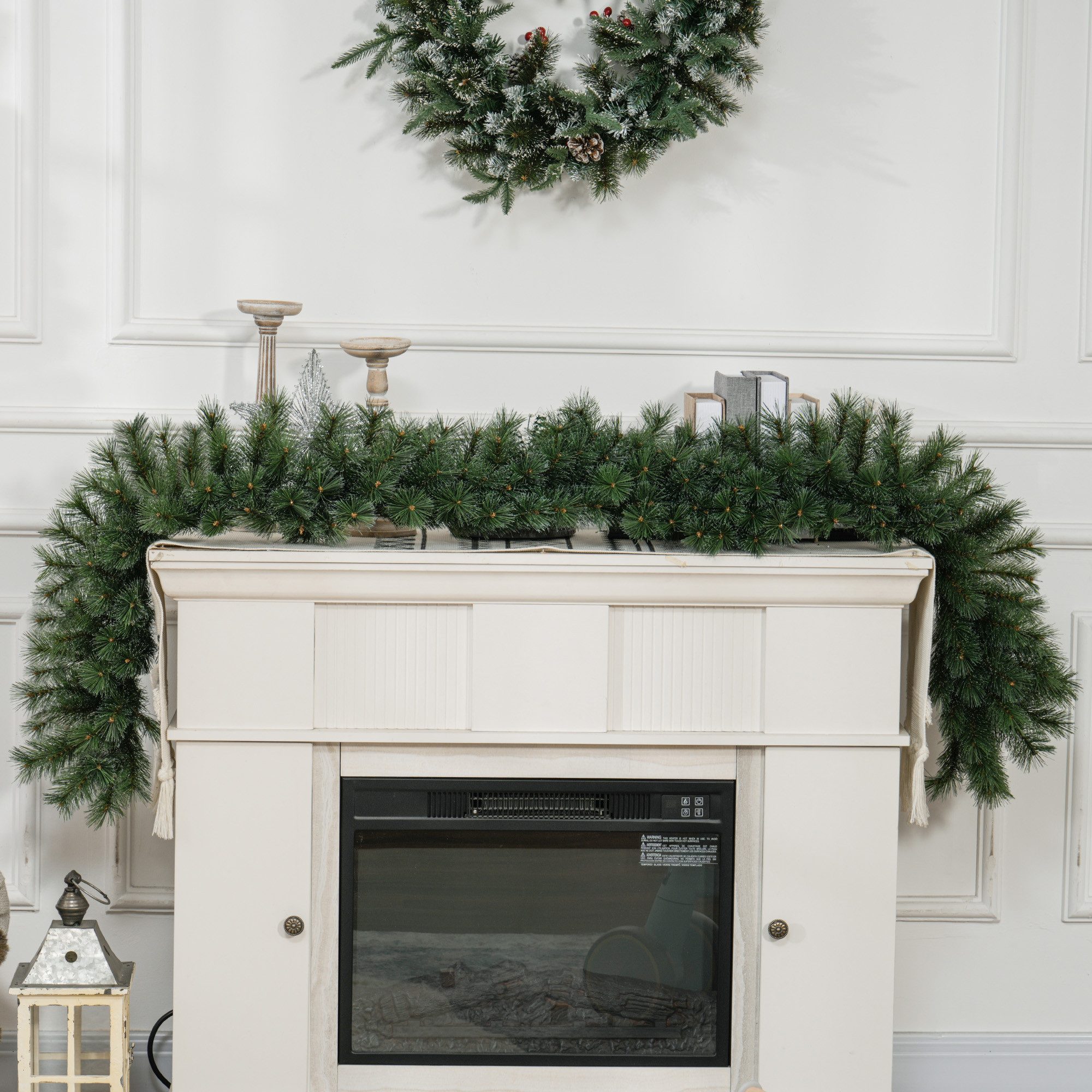 Kunstgirlande Künstliche Weihnachtsgirlande mit Nadeln, für Treppen, Kamine günstig online kaufen