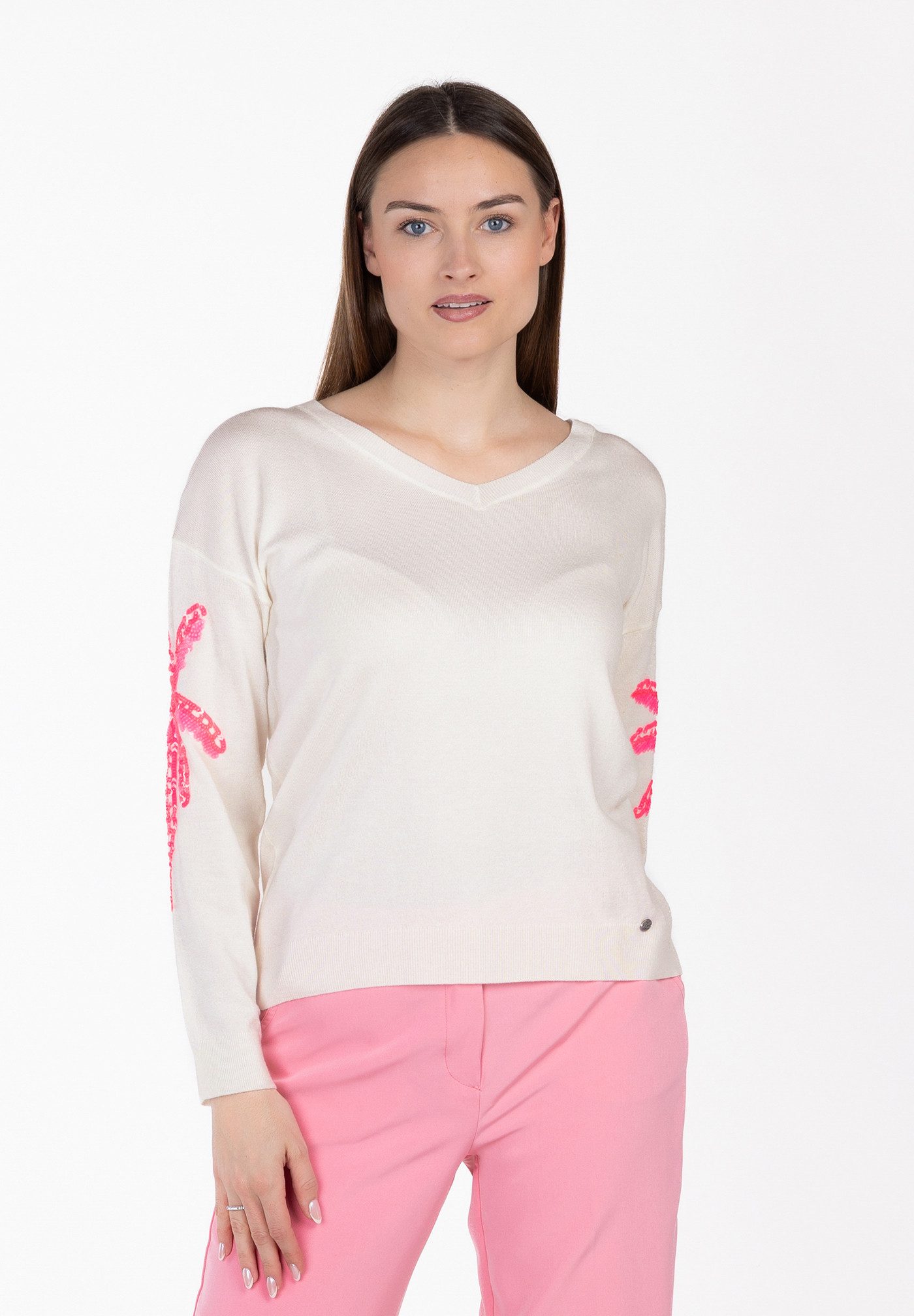 Key Largo Rundhalspullover WKN PACIFIC v-neck (1-tlg)