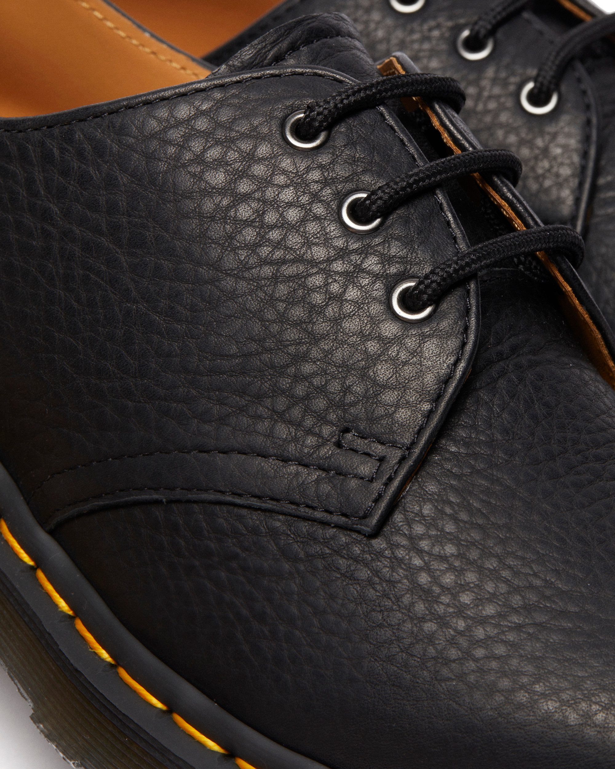 DR. MARTENS 1461 Black Abmbassador Schnürschuh Halbschuh, Schnürer mit Blockabsatz