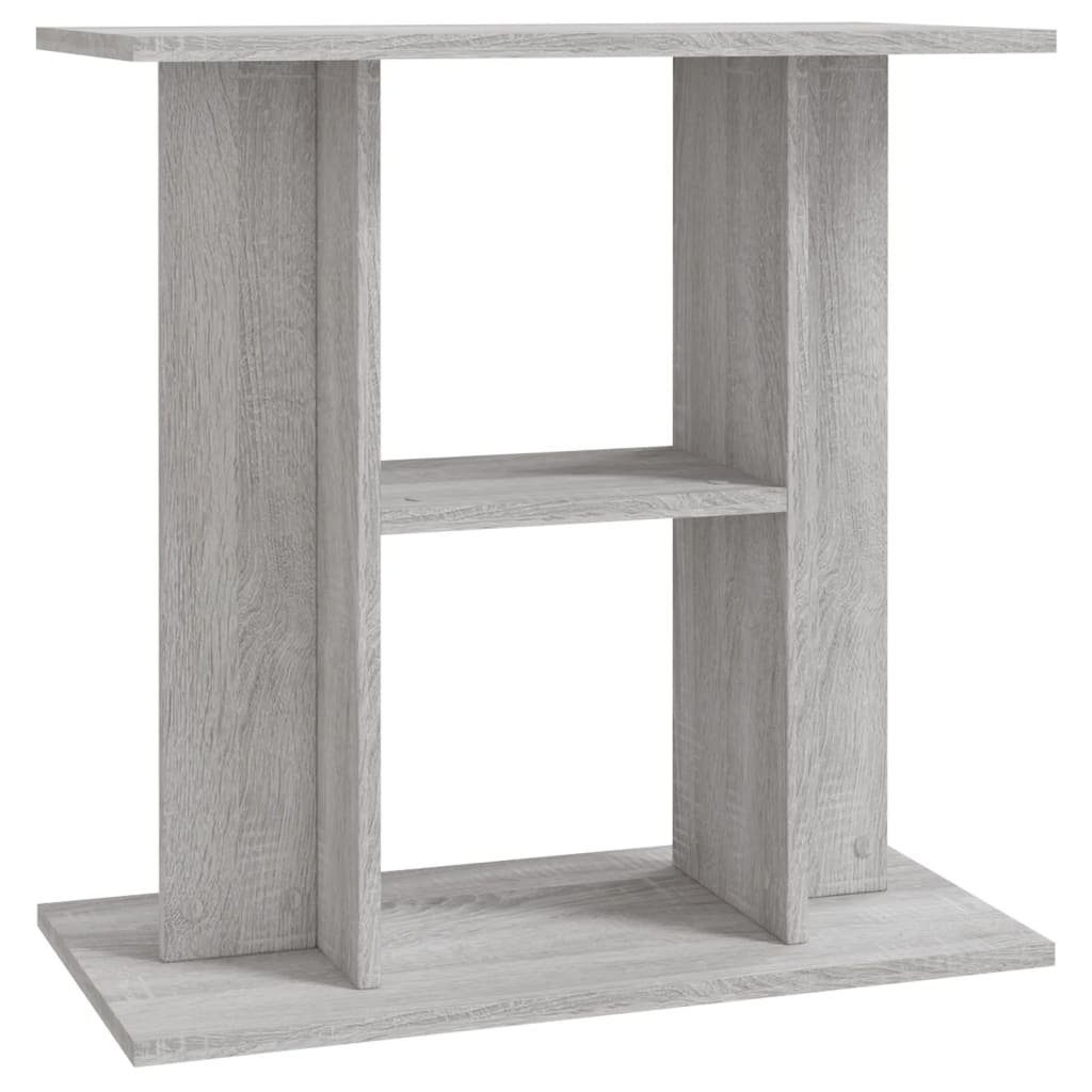 Aquariumunterschrank Aquariumständer Grau Sonoma 60x30x60 cm Spanplatte Aquarium Unterstand