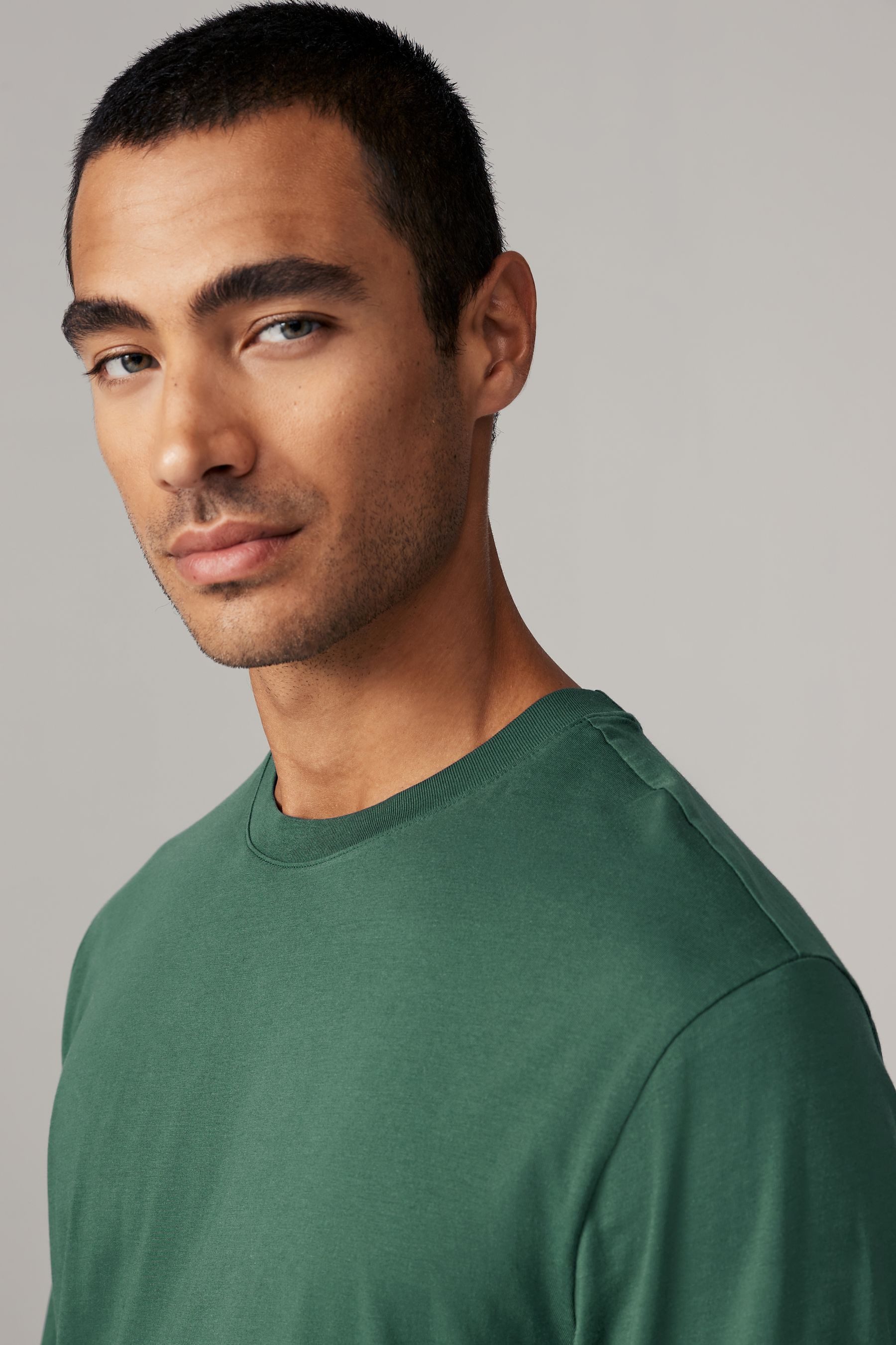Next Langarmshirt Rundhalsshirt – Regular Fit (1-tlg)
