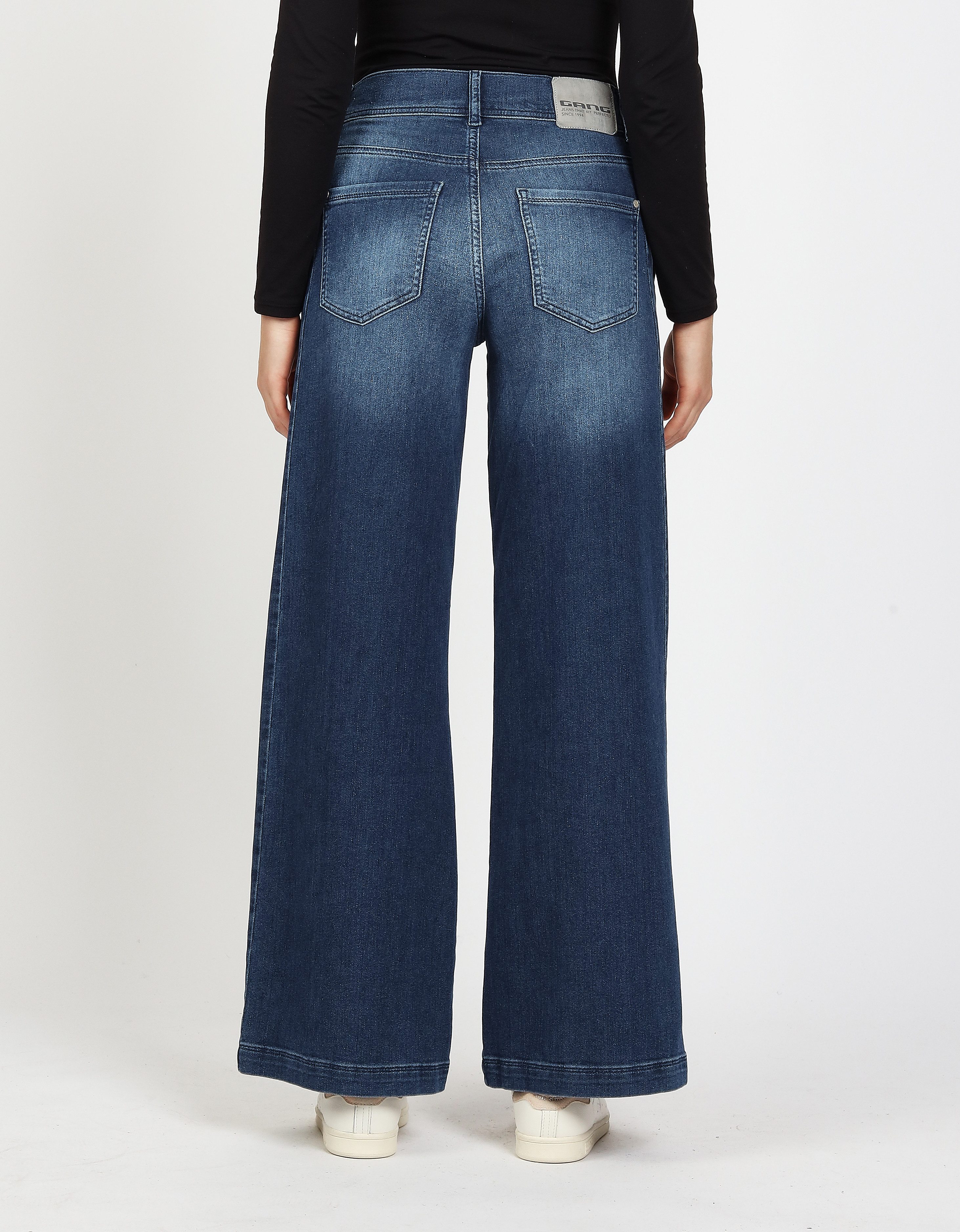 GANG Weite Jeans 94PAIGE WIDE mit eingesetztem Seitenstreifen günstig online kaufen