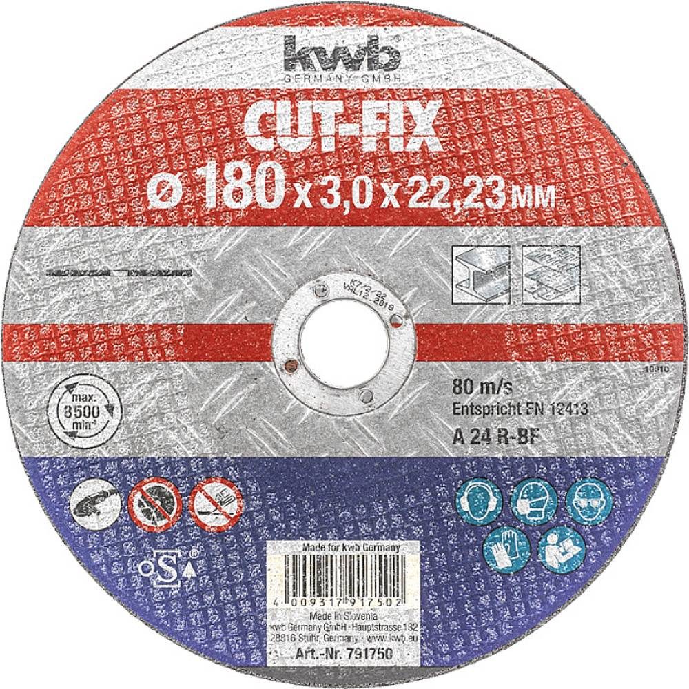 Thumbnail - kwb Trennscheibe CUT-FIX® Trennscheiben, Metallbearbeitung, ø 180