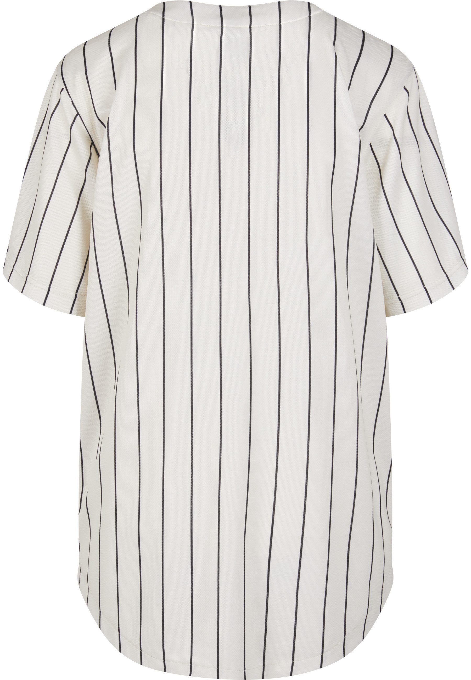 Karl Kani Langarmhemd Karl Kani Varsity Heart Pinstripe Baseball Shirt