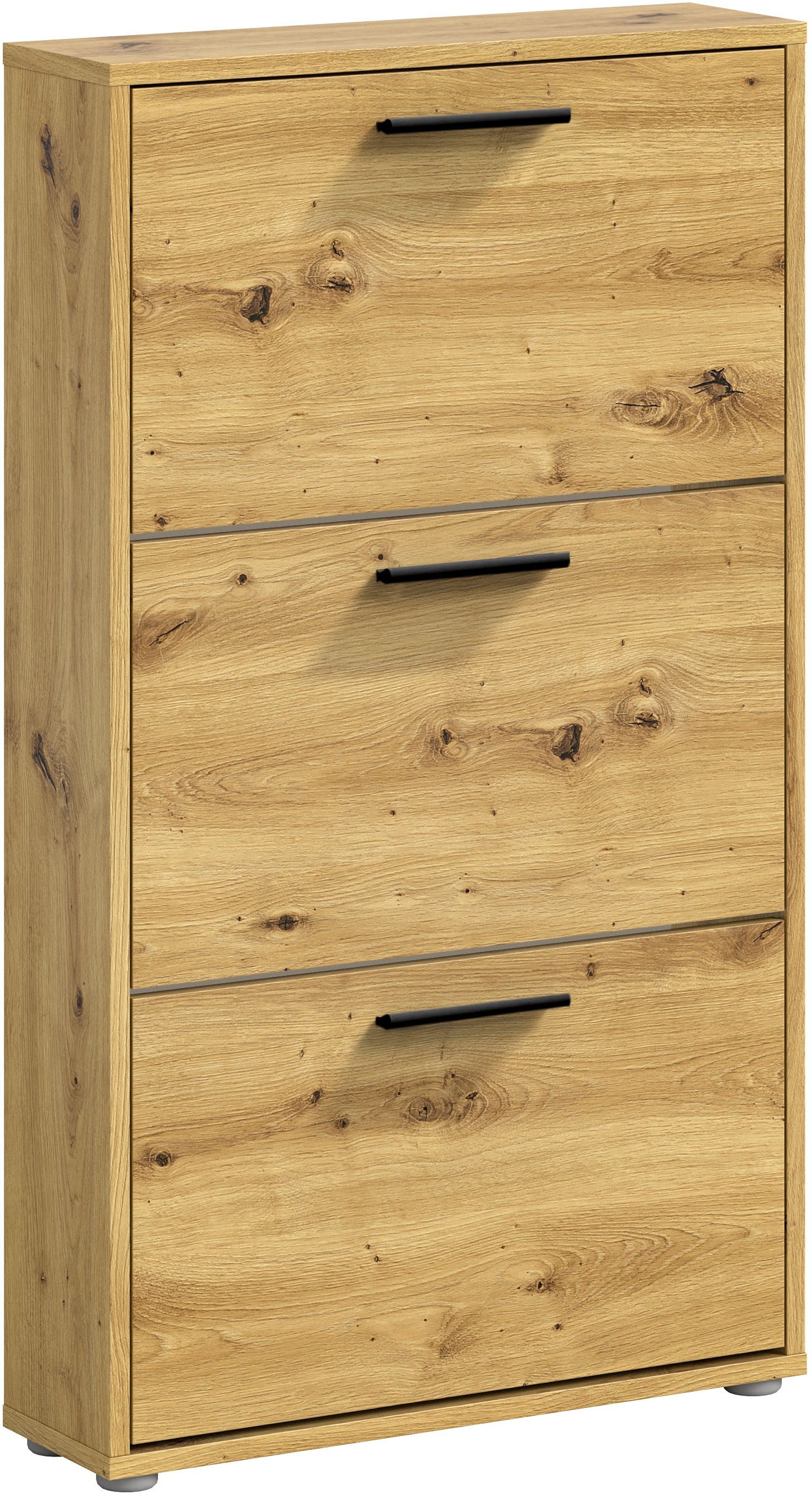 HBZ Schuhkipper Sam Schuhkipper, Schuhschrank BxHxT 59x103x17 cm (1 St), Schuhkipper, Schuhschrank mit 3 Klappen, BxHxT 59x103x17cm