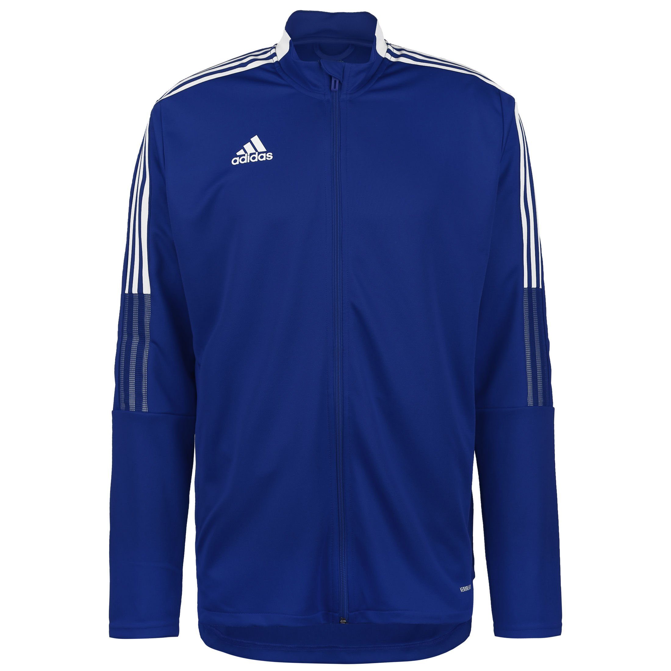 21 Herren Tiro weiß blau Performance Trainingsjacke adidas Sweatjacke /