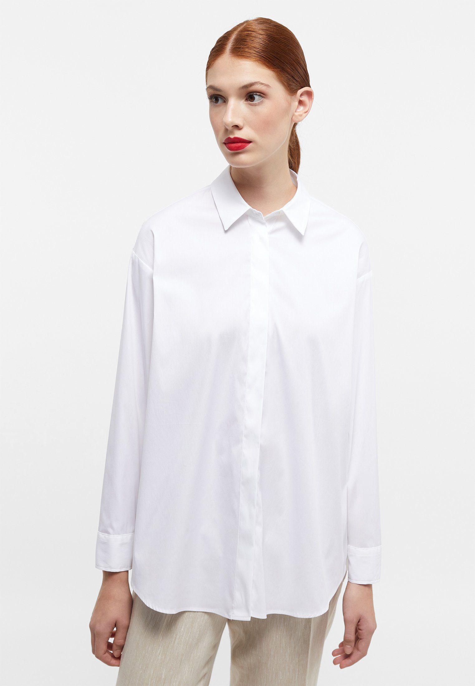 Eterna Hemdbluse OVERSIZE FIT EASY IRON (bügelleicht)
