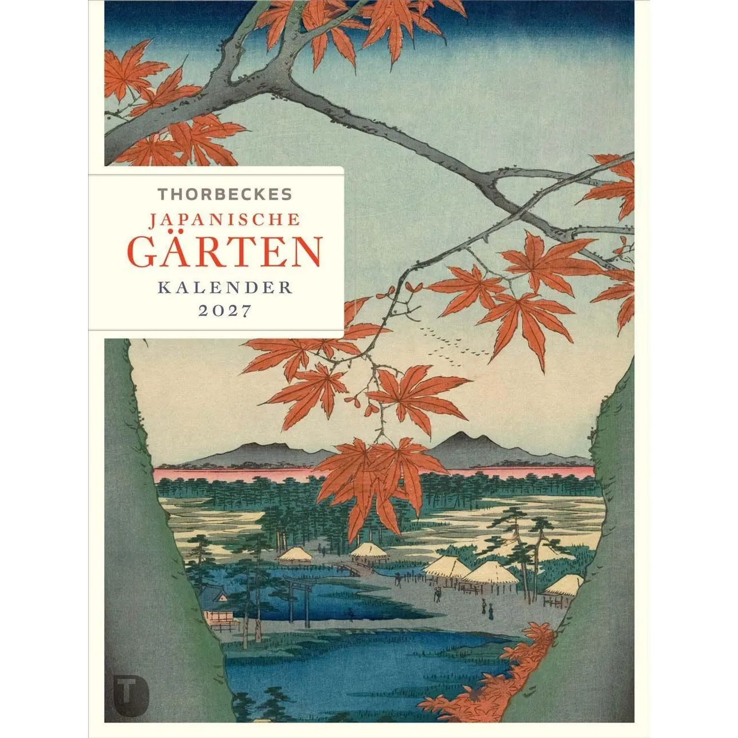 Thorbecke Verlag Wandkalender Thorbeckes Japanische-Gärten-Kalender 2027