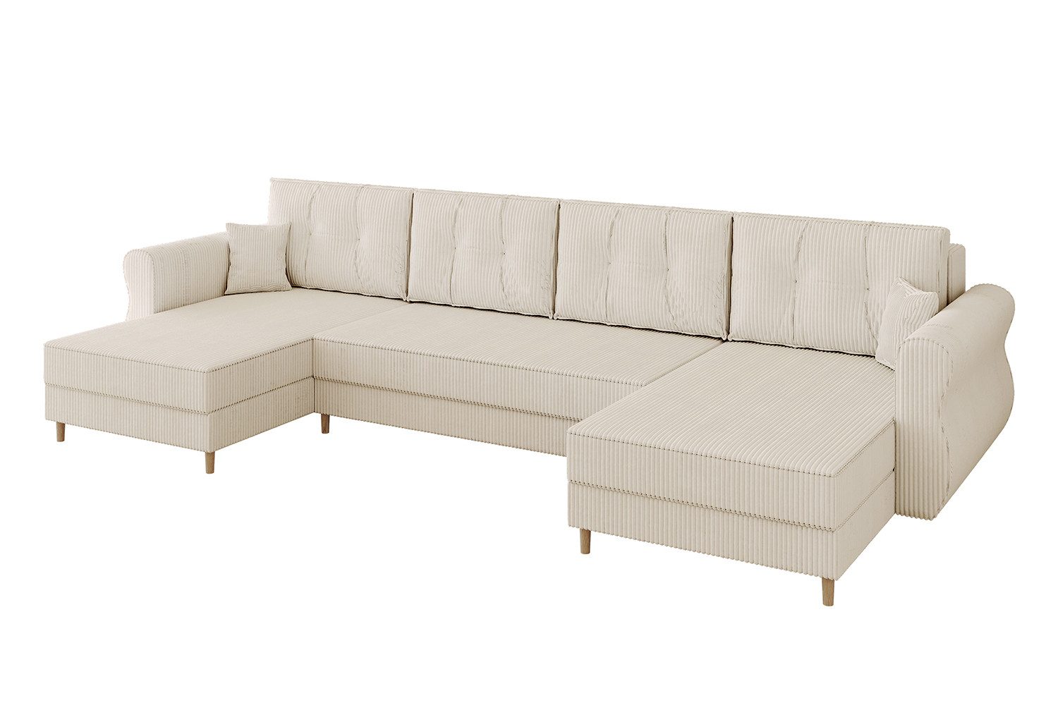 ALTDECOR Wohnlandschaft APOL-U, Couch mit Schlaffunktion, Stauraum Wohnland günstig online kaufen