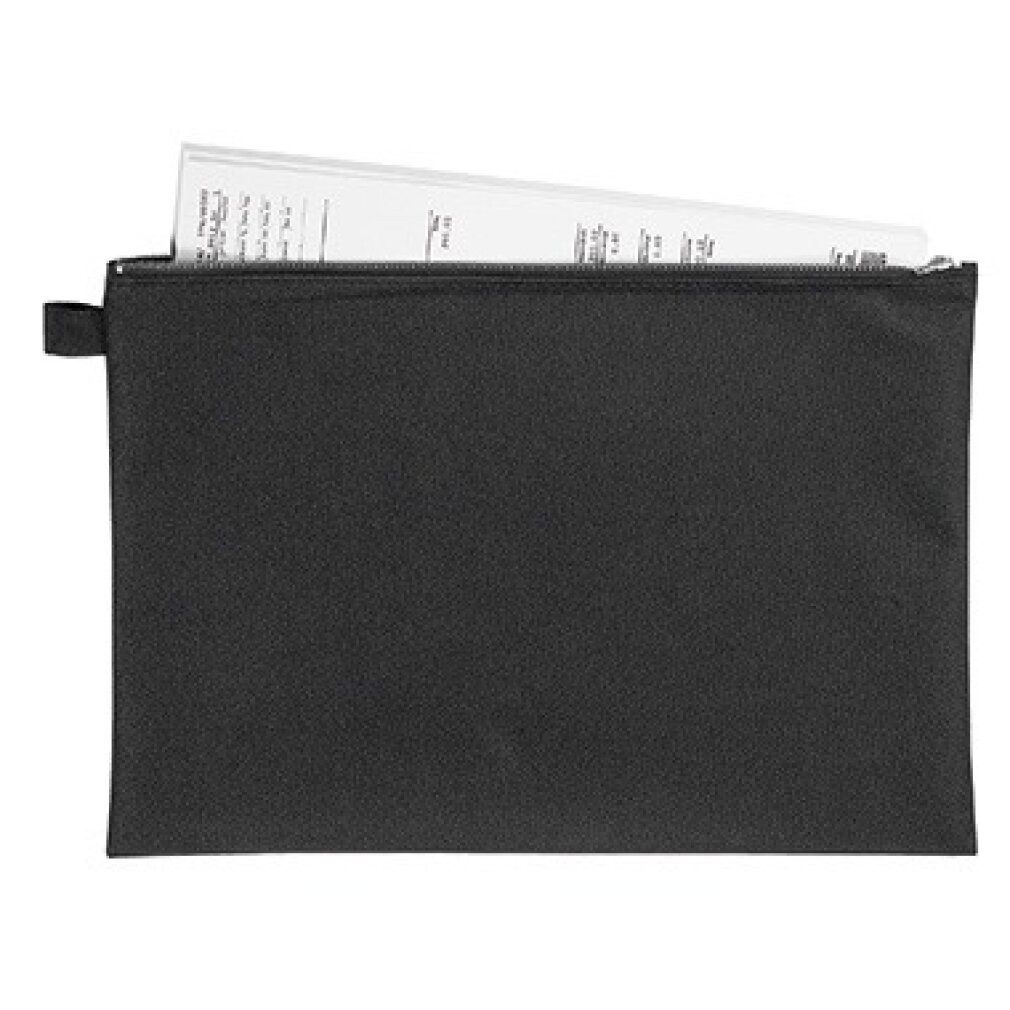 VELOFLEX Geldbörse Banktasche 2724000 DIN A4 Reißv Textil schwarz