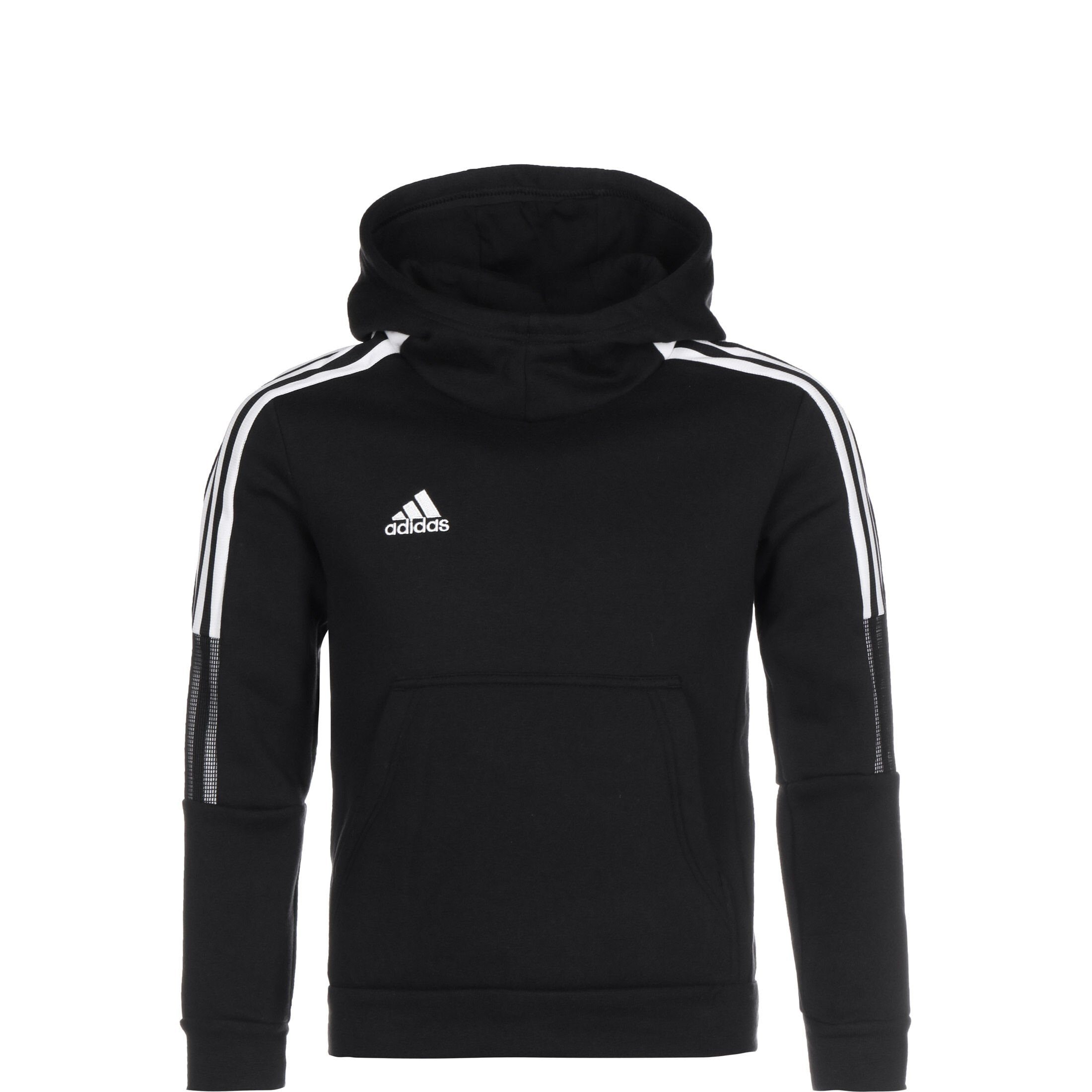 adidas Performance Hoodie Kinder schwarz weiß / Kapuzenpullover 21 Tiro