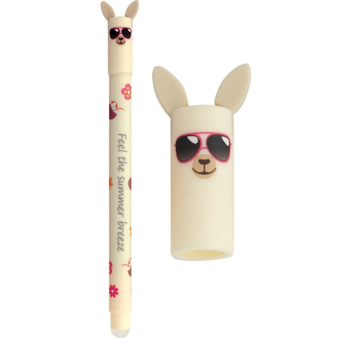 Eberhard Faber Spiel EBERHARD FABER Gelschreiber Animal Erase it! Sommer Lama 0,7mm