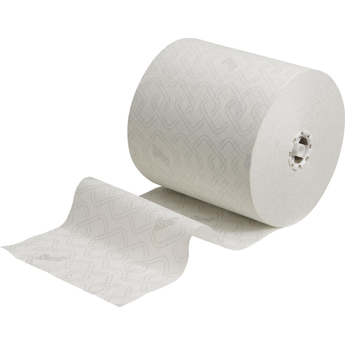 KIMBERLY-CLARK Papierhandtuch Scott Handtuchrolle Control Extra Strong 6626 300m weiß 6 Rl./Pack.