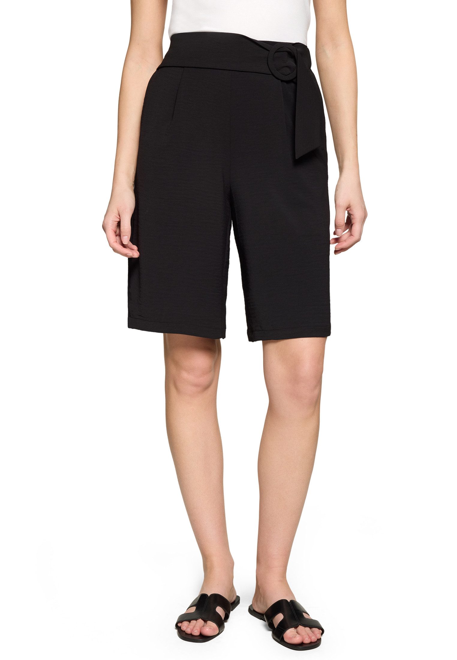 Zero Shorts Damen mit weitem Bein Plain/ ohne Details