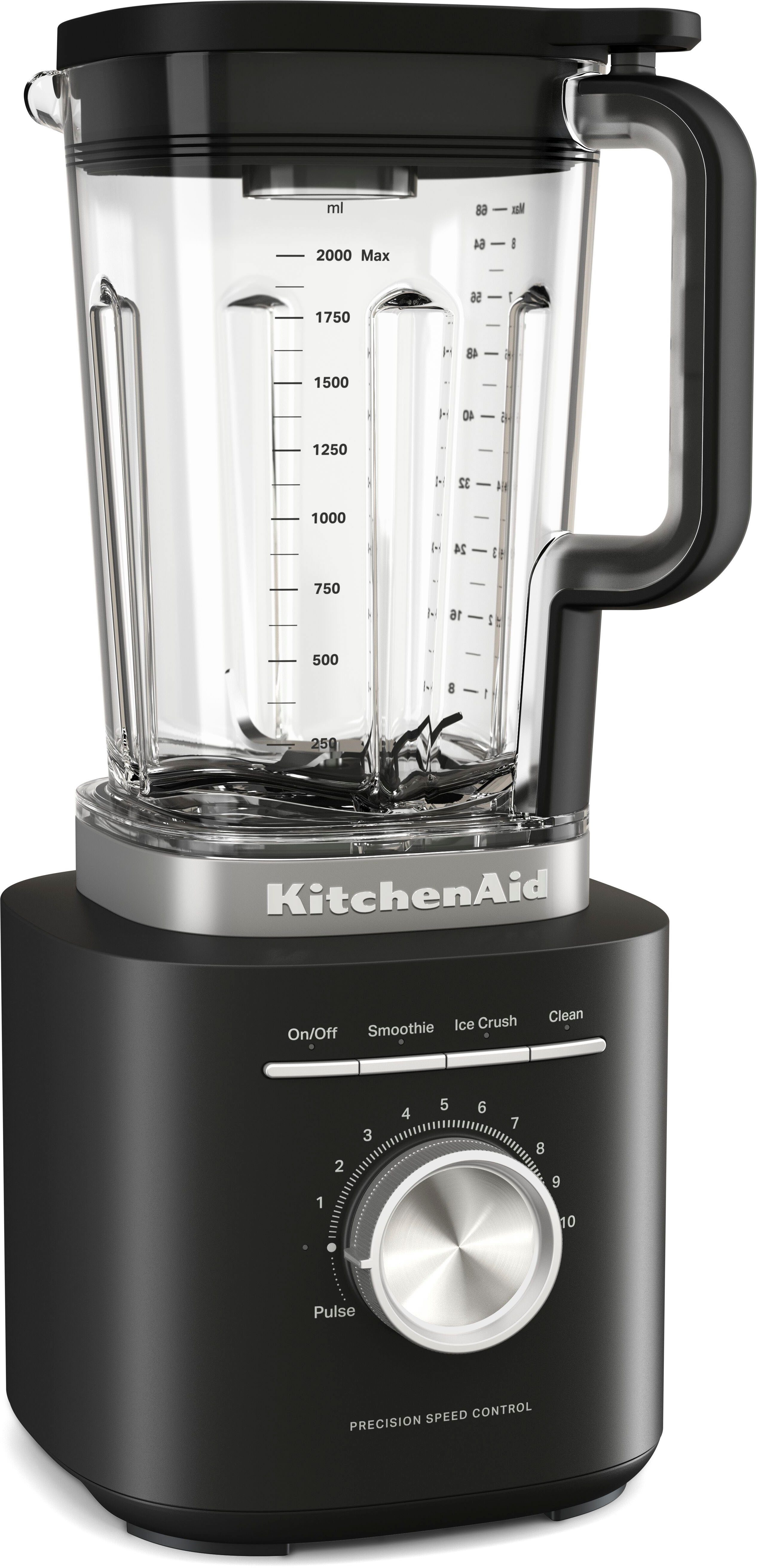 KitchenAid Standmixer 5KSB2073EBM, schwarz matt, 1200 W