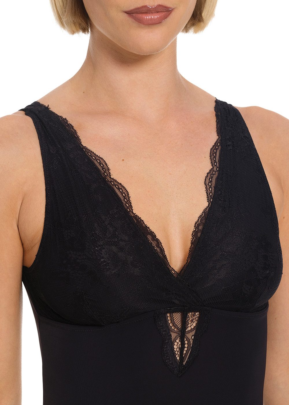 MAGIC Bodyfashion Stringbody leichter Shape-Effekt, elegant, mit Spitze