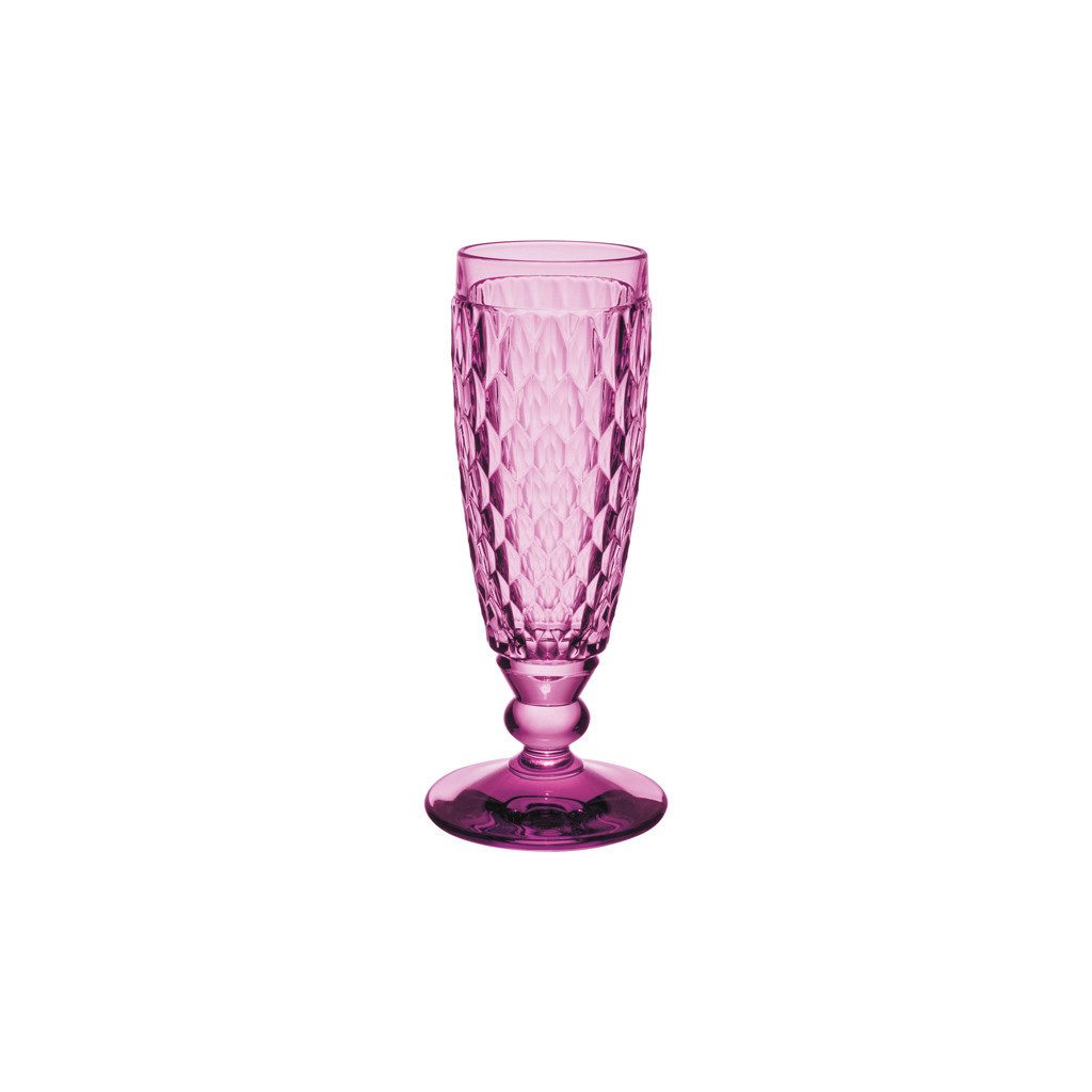 Villeroy & Boch Sektglas Boston Berry Sektglas, 120 ml, rosa, Glas