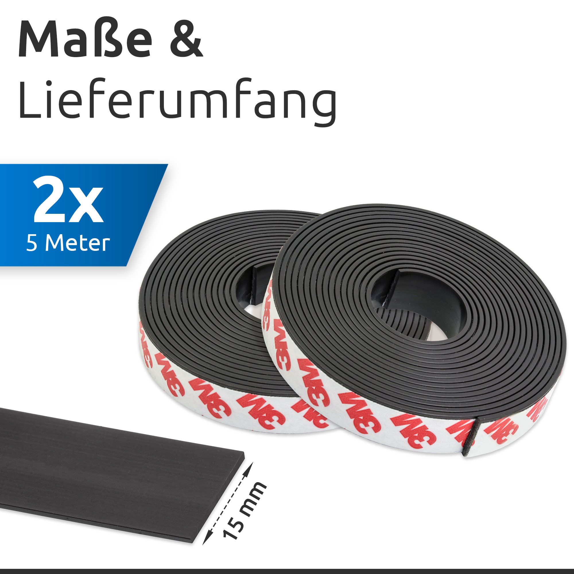ECENCE Magnet Magnetband selbstklebend A+ B für Fliegengitter – Bild 4 von 5