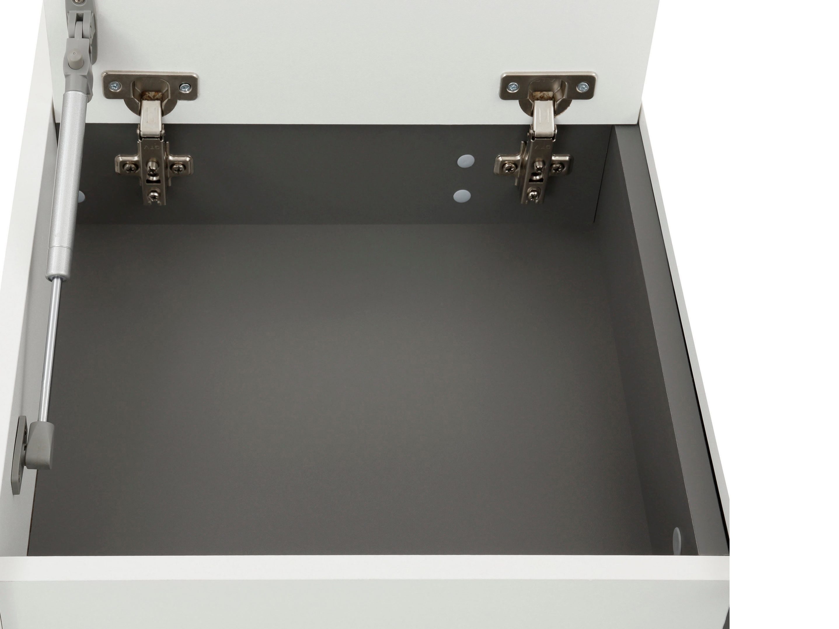 loft24 Schreibtisch Clever, Tisch mit Schublade, Klappe, Magnettafel, MDF, Breite 110 cm