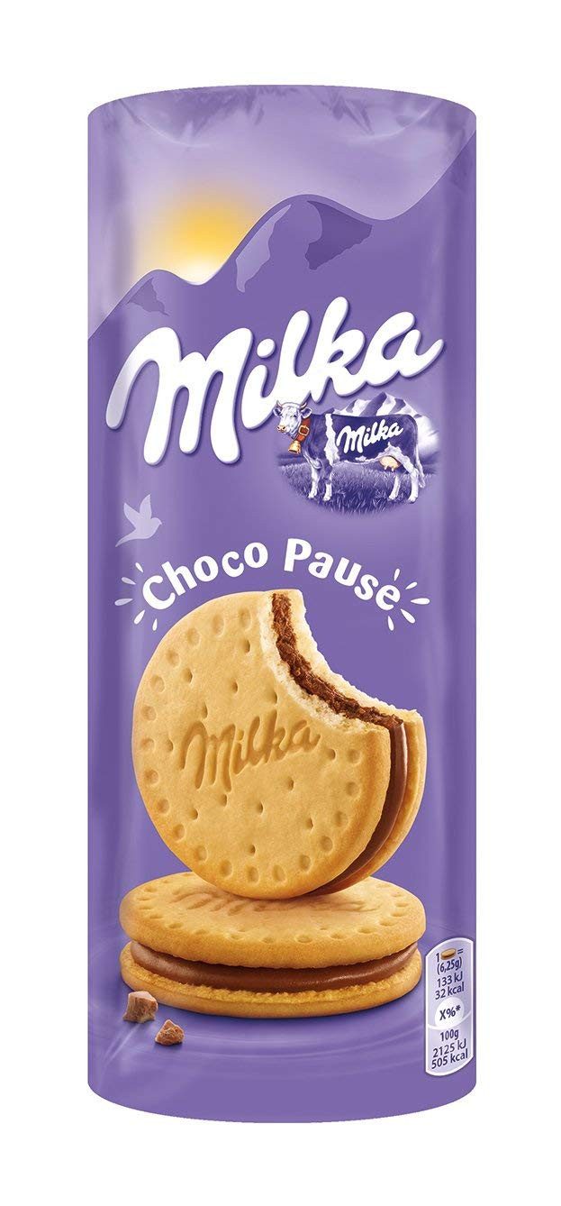 MILKA Schokolade, Milka Choco Pause Schokokekse Doppelkeks mit Cremefüllung 260g