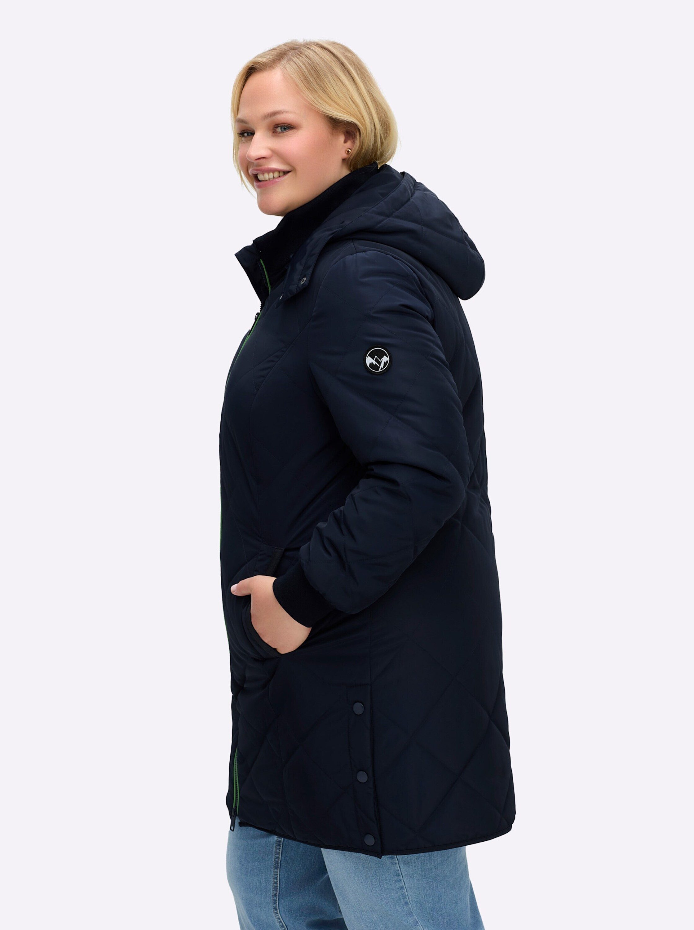 Sheego Allwetterjacke Steppjacke Langarm