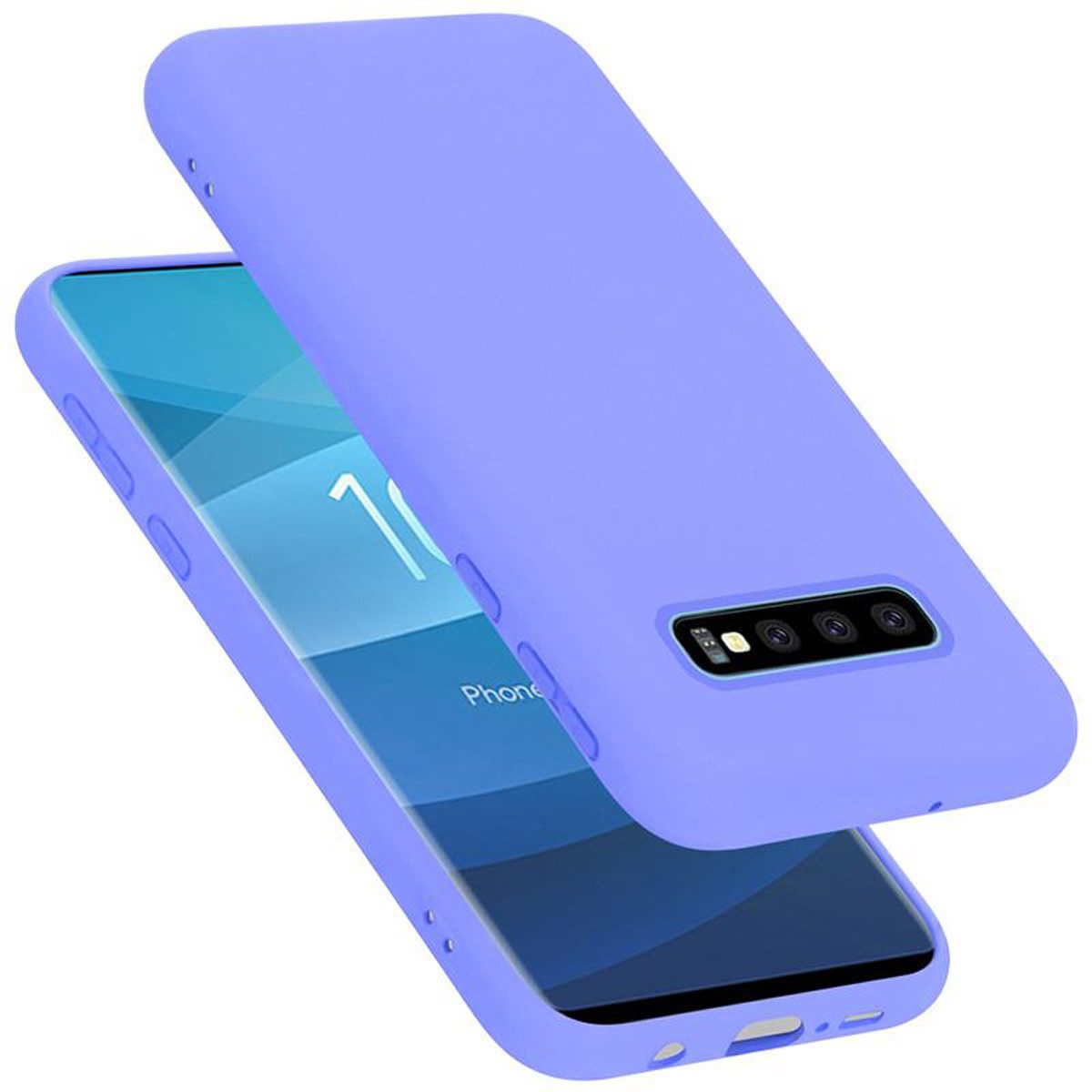 Cadorabo Handyhülle für Samsung Galaxy S10 PLUS Hülle Samsung Galaxy S10 PLUS, Flexible Hülle TPU Silikon Schutzhülle Back Cover Case