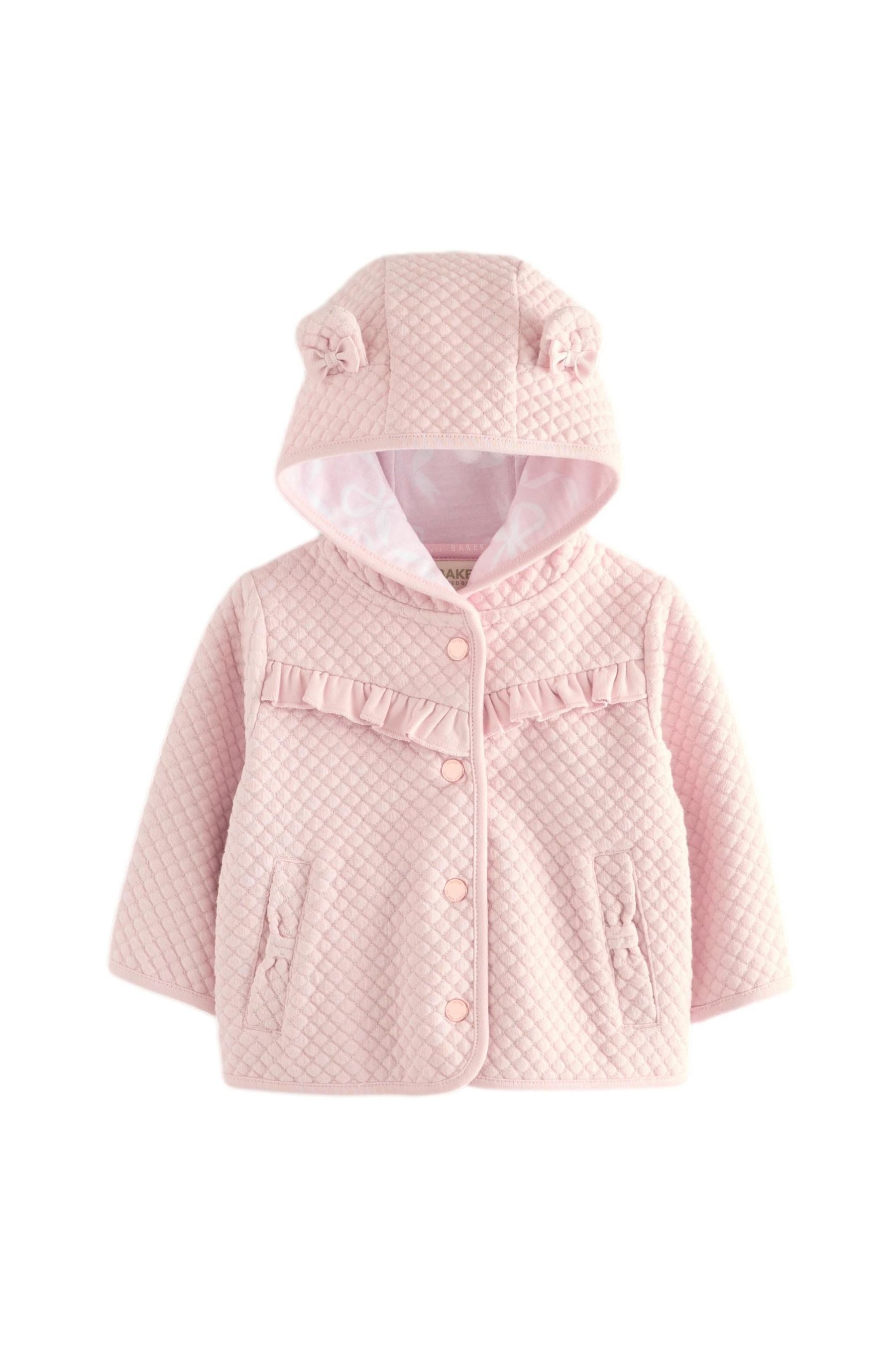 Baker by Ted Baker Steppjacke Baker by Ted Baker wattierte Lurex-Kapuzenjacke (1-St)