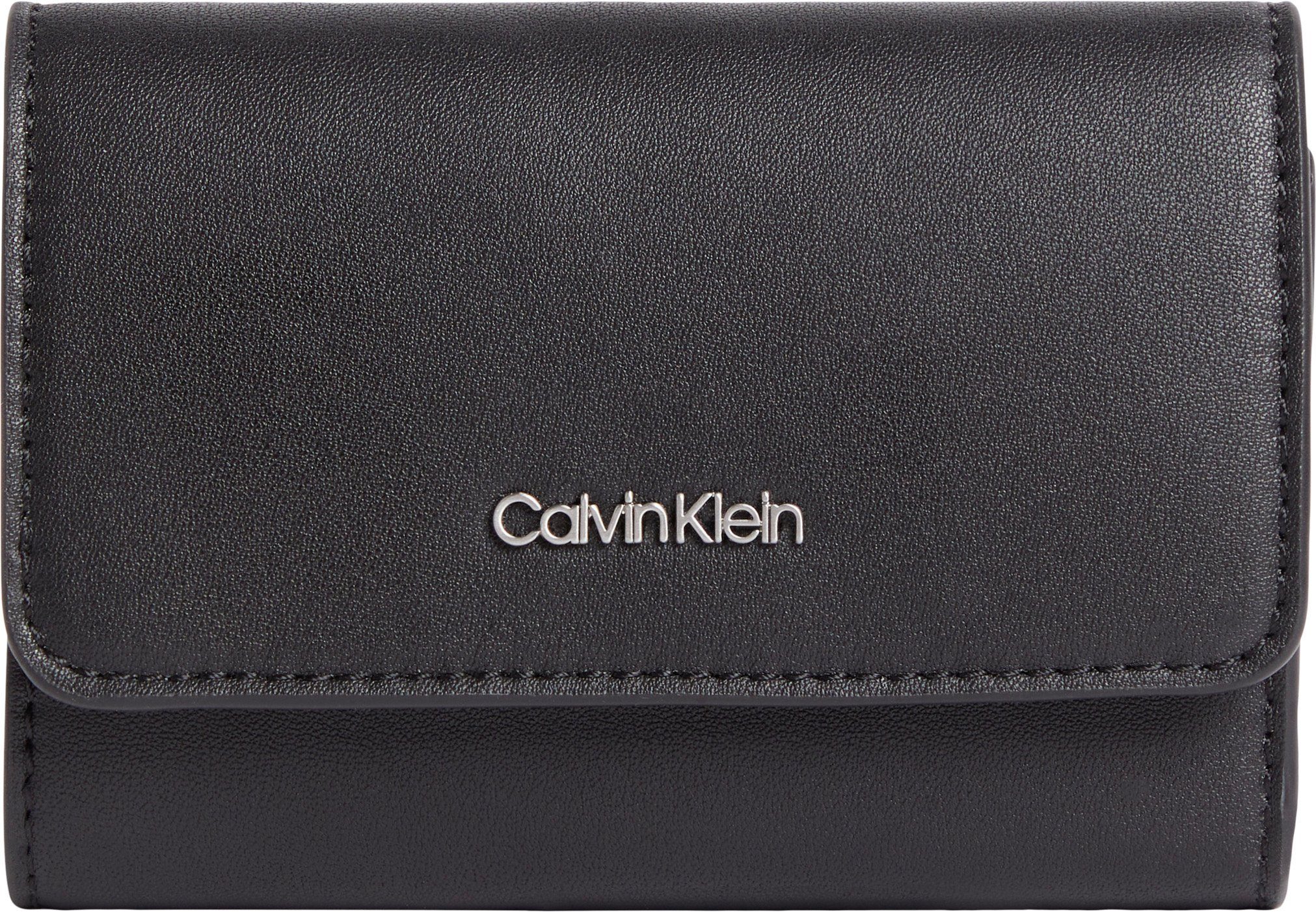 Calvin Klein Geldbörse CK MUST TRIFOLD SM, in schlichtem Design